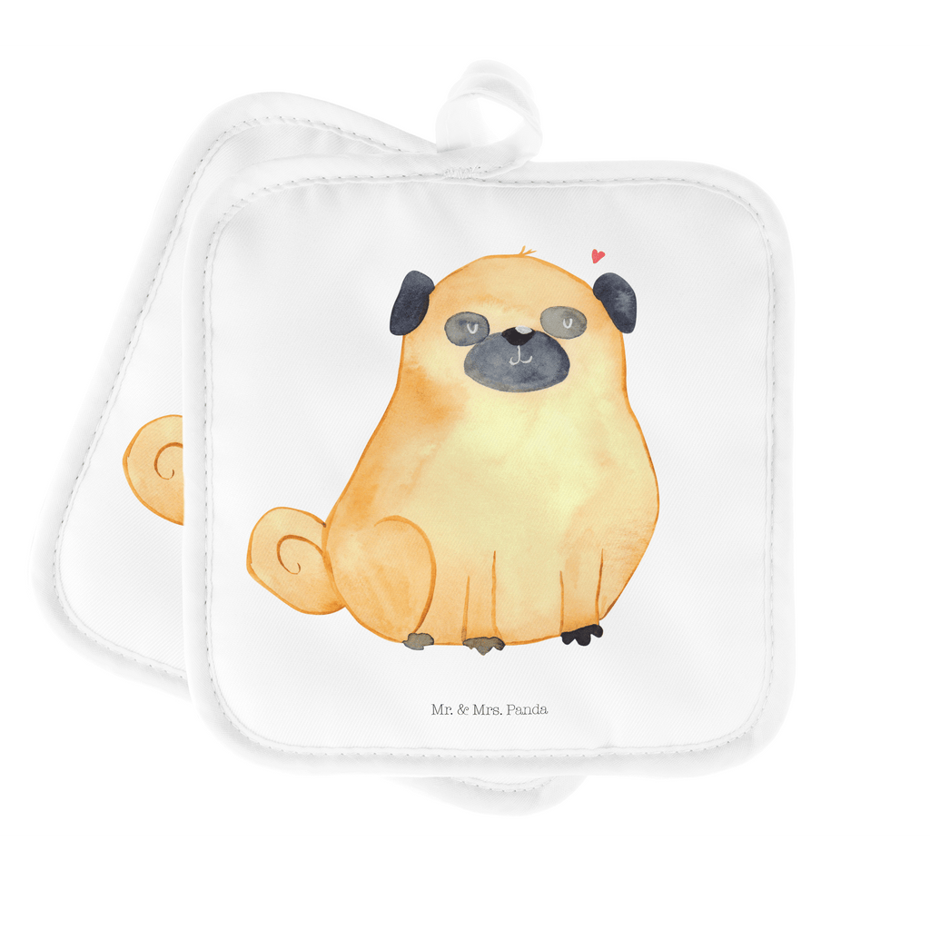 2er Set Topflappen  Mops Topflappen, Topfuntersetzer, Ofenhandschuh, Topflappen Set, Topflappen lustig, Topflappen mit Spruch, Hund, Hundemotiv, Haustier, Hunderasse, Tierliebhaber, Hundebesitzer, Sprüche, Mops, Liebe, Hundeliebe