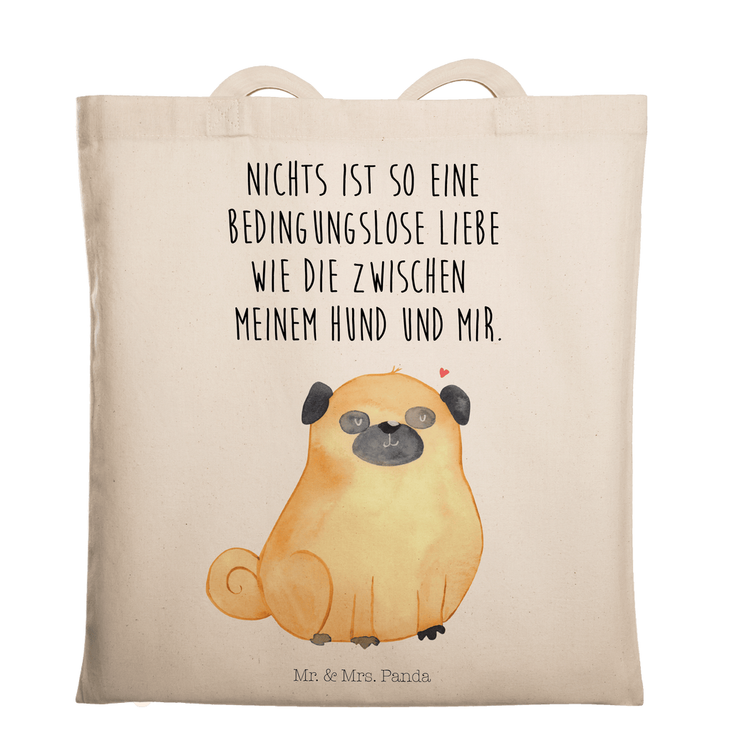 Tragetasche Mops Beuteltasche, Beutel, Einkaufstasche, Jutebeutel, Stoffbeutel, Hund, Hundemotiv, Haustier, Hunderasse, Tierliebhaber, Hundebesitzer, Sprüche, Mops, Liebe, Hundeliebe