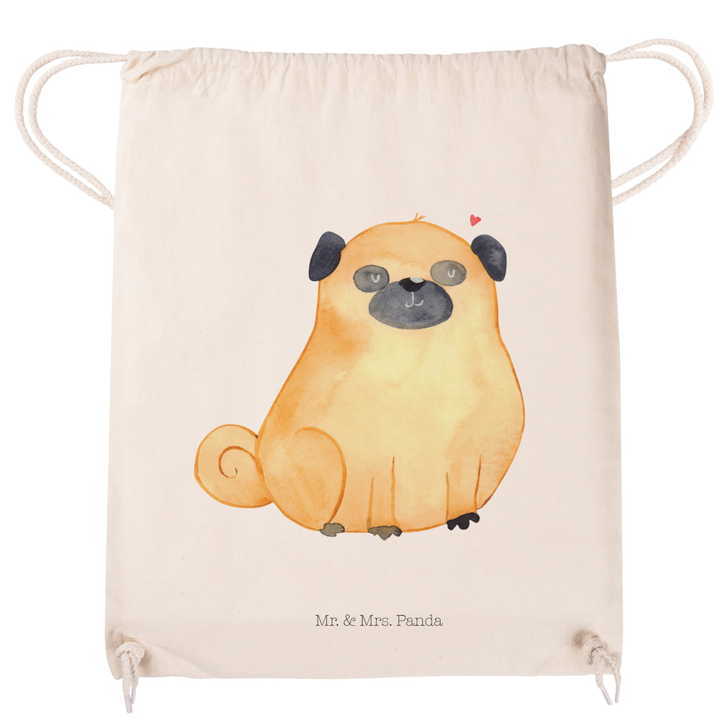 Sportbeutel Mops Turnbeutel, Beutel, Sporttasche, Tasche, Stoffbeutel, Hund, Hundemotiv, Haustier, Hunderasse, Tierliebhaber, Hundebesitzer, Sprüche, Mops, Liebe, Hundeliebe