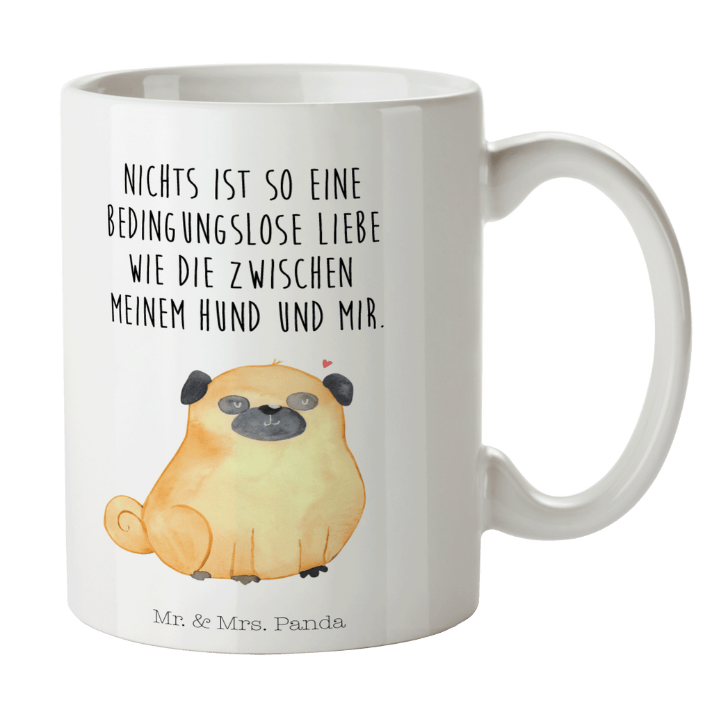 Tasse Mops Mops, Hund, Liebe, Hundeliebe,  Becher, Kaffeetasse, Kaffeebecher, Tee, Frühstück, Büro  Hund, Hundemotiv, Haustier, Hunderasse, Tierliebhaber, Hundebesitzer, Sprüche