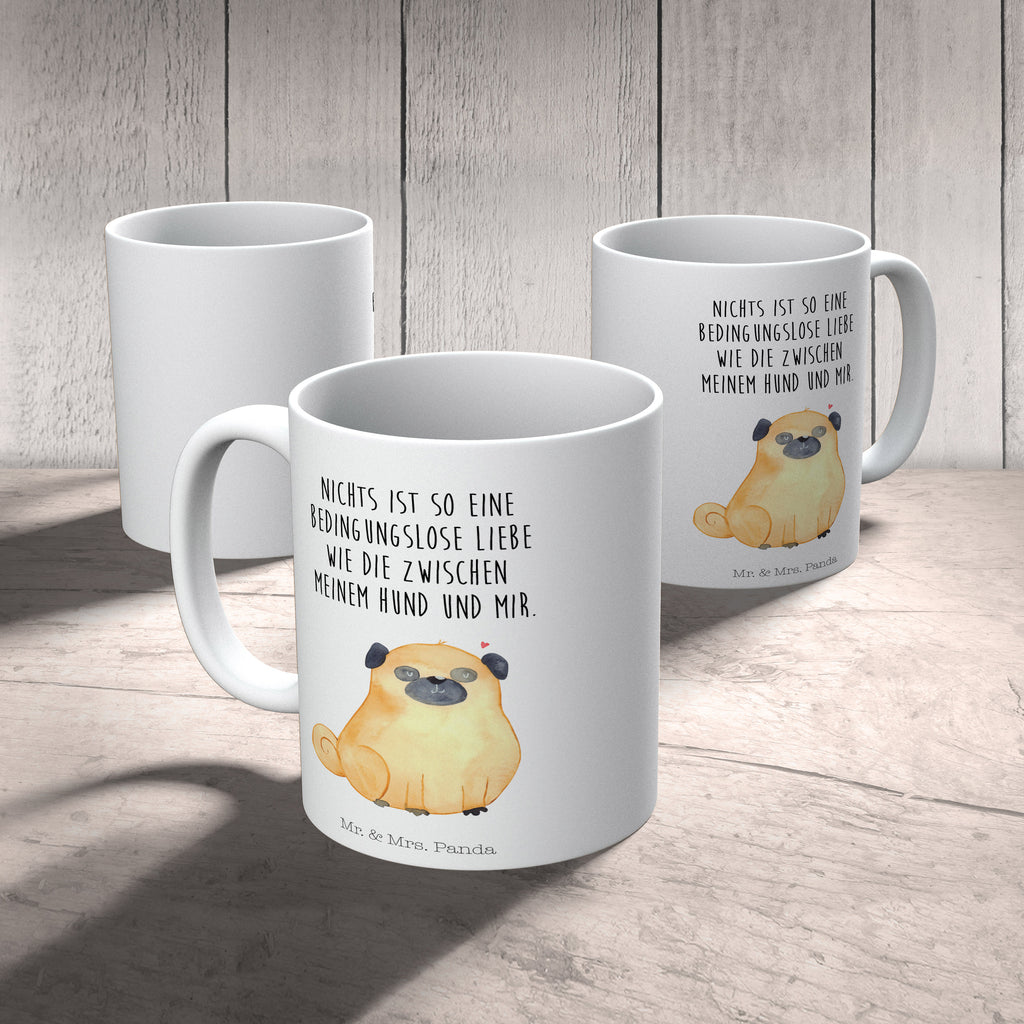 Tasse Mops Mops, Hund, Liebe, Hundeliebe,  Becher, Kaffeetasse, Kaffeebecher, Tee, Frühstück, Büro  Hund, Hundemotiv, Haustier, Hunderasse, Tierliebhaber, Hundebesitzer, Sprüche