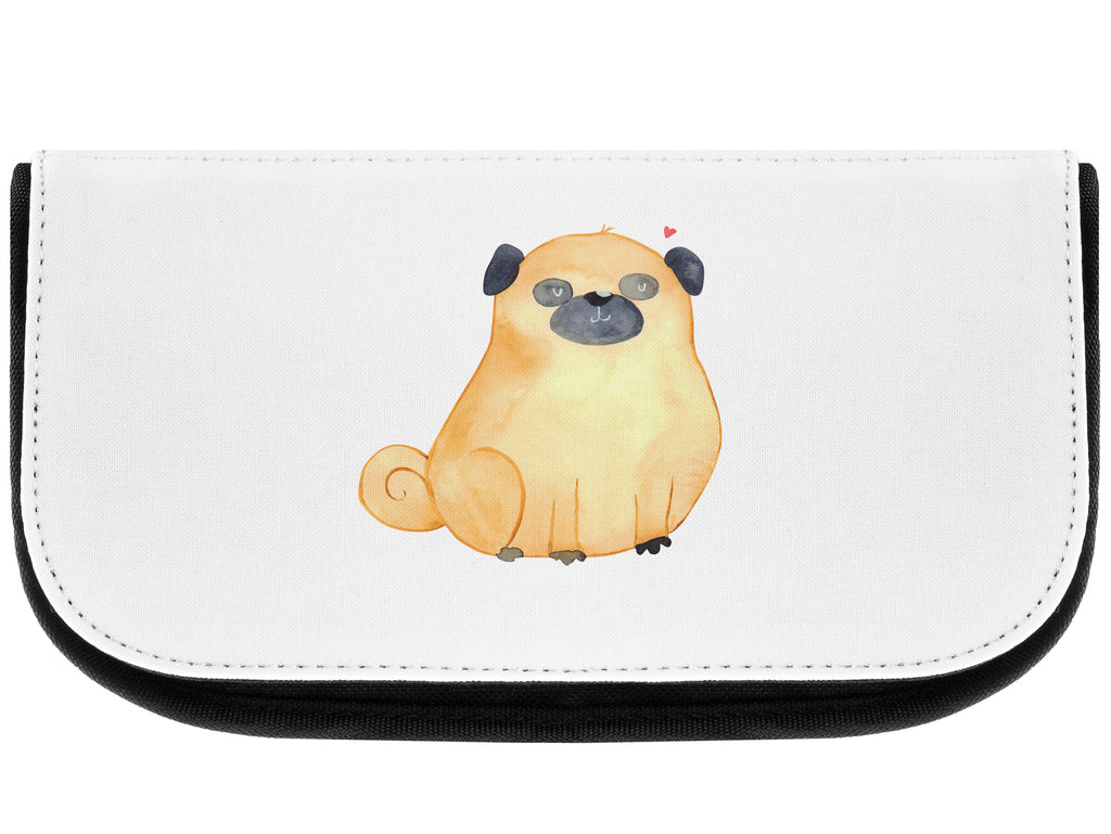 Kosmetiktasche Mops Kosmetikbeutel, Kulturtasche, Kulturbeutel, Schminktasche, Make-Up Tasche, Hund, Hundemotiv, Haustier, Hunderasse, Tierliebhaber, Hundebesitzer, Sprüche, Mops, Liebe, Hundeliebe