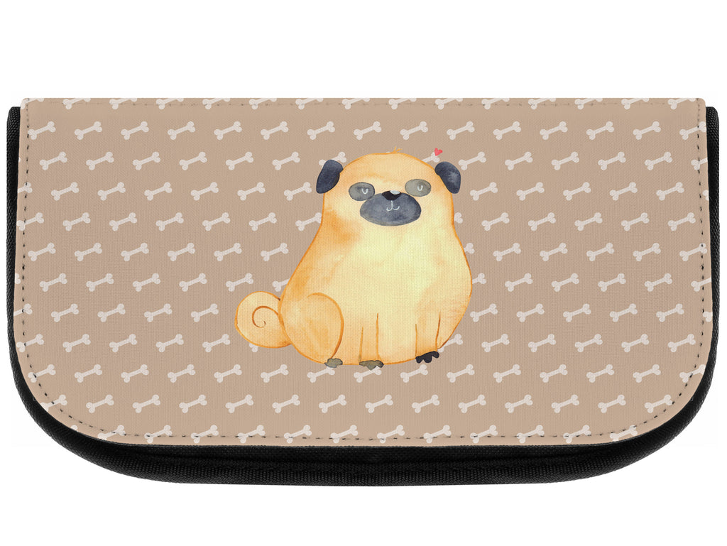 Kosmetiktasche Mops Kosmetikbeutel, Kulturtasche, Kulturbeutel, Schminktasche, Make-Up Tasche, Hund, Hundemotiv, Haustier, Hunderasse, Tierliebhaber, Hundebesitzer, Sprüche, Mops, Liebe, Hundeliebe