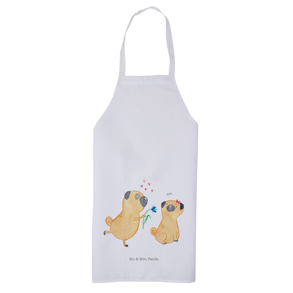 Kochschürze Mops verliebt Schürze, Backschürze, Küchenschürze, Grillschürze, Latzschürze, Hund, Hundemotiv, Haustier, Hunderasse, Tierliebhaber, Hundebesitzer, Sprüche, Mops, Möpse, Hundeliebe, verliebt, Liebe, Liebesspruch. Verlobt, Geschenk Freund, Partner