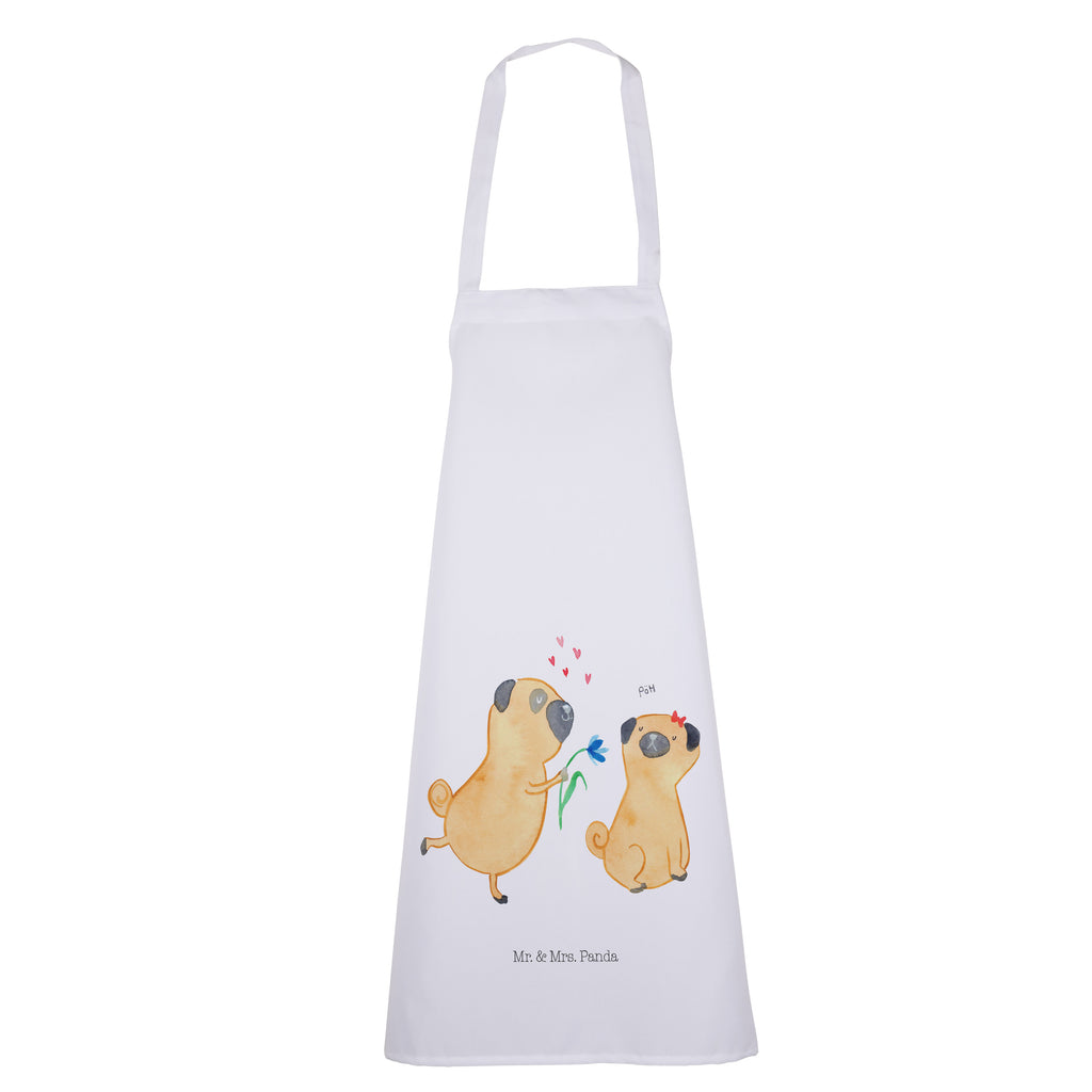 Kochschürze Mops verliebt Schürze, Backschürze, Küchenschürze, Grillschürze, Latzschürze, Hund, Hundemotiv, Haustier, Hunderasse, Tierliebhaber, Hundebesitzer, Sprüche, Mops, Möpse, Hundeliebe, verliebt, Liebe, Liebesspruch. Verlobt, Geschenk Freund, Partner