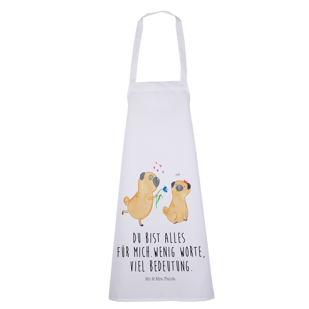 Kochschürze Mops verliebt Schürze, Backschürze, Küchenschürze, Grillschürze, Latzschürze, Hund, Hundemotiv, Haustier, Hunderasse, Tierliebhaber, Hundebesitzer, Sprüche, Mops, Möpse, Hundeliebe, verliebt, Liebe, Liebesspruch. Verlobt, Geschenk Freund, Partner