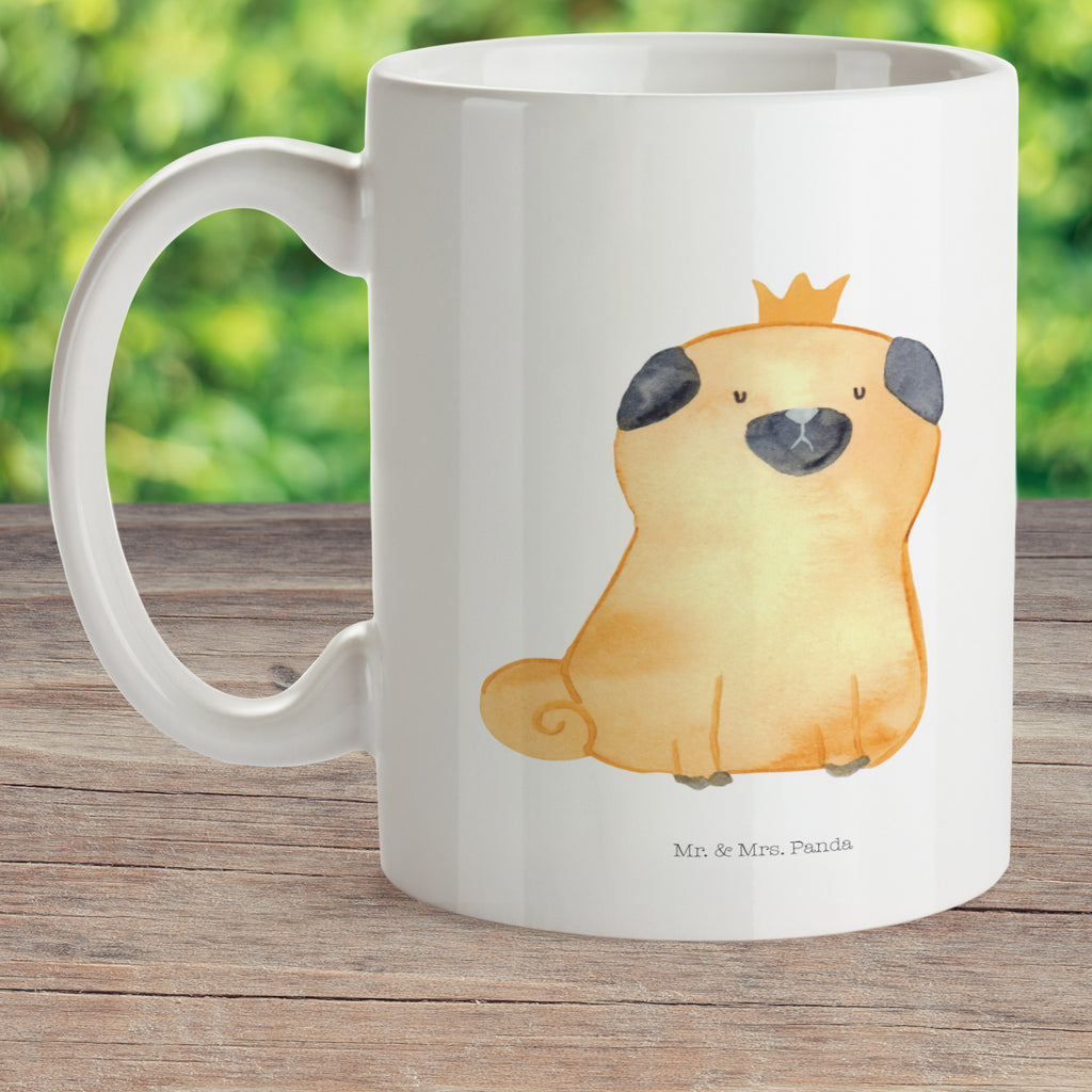 Kindertasse Mops Krone Kunststoff Tasse, Kindergarten, Tasse, Trinkbecher, Camping Becher, Kaffeetasse, Kunststoffbecher, Kindergartenbecher, Outdoorgeschirr, Kunststoffgeschirr, Reisebecher, Reisetasse, Kinderbecher, Hund, Hundemotiv, Haustier, Hunderasse, Tierliebhaber, Hundebesitzer, Sprüche, Mops, allergisch, kinderlos, Hausregel, Hundebesitzer. Spruch, lustig