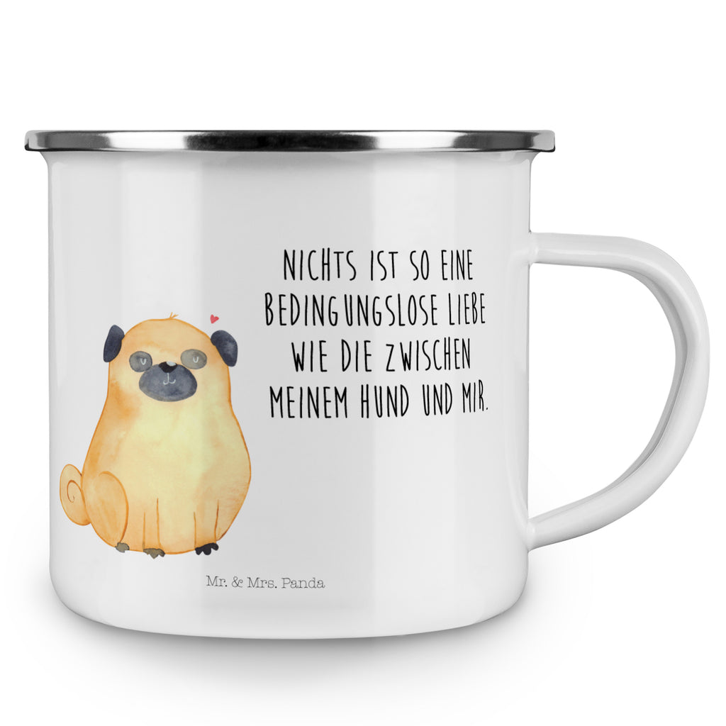Camping Emaille Tasse Mops Campingtasse, Trinkbecher, Metalltasse, Outdoor Tasse, Emaille Trinkbecher, Blechtasse Outdoor, Emaille Campingbecher, Edelstahl Trinkbecher, Metalltasse für Camping, Kaffee Blechtasse, Camping Tasse Metall, Hund, Hundemotiv, Haustier, Hunderasse, Tierliebhaber, Hundebesitzer, Sprüche, Mops, Liebe, Hundeliebe