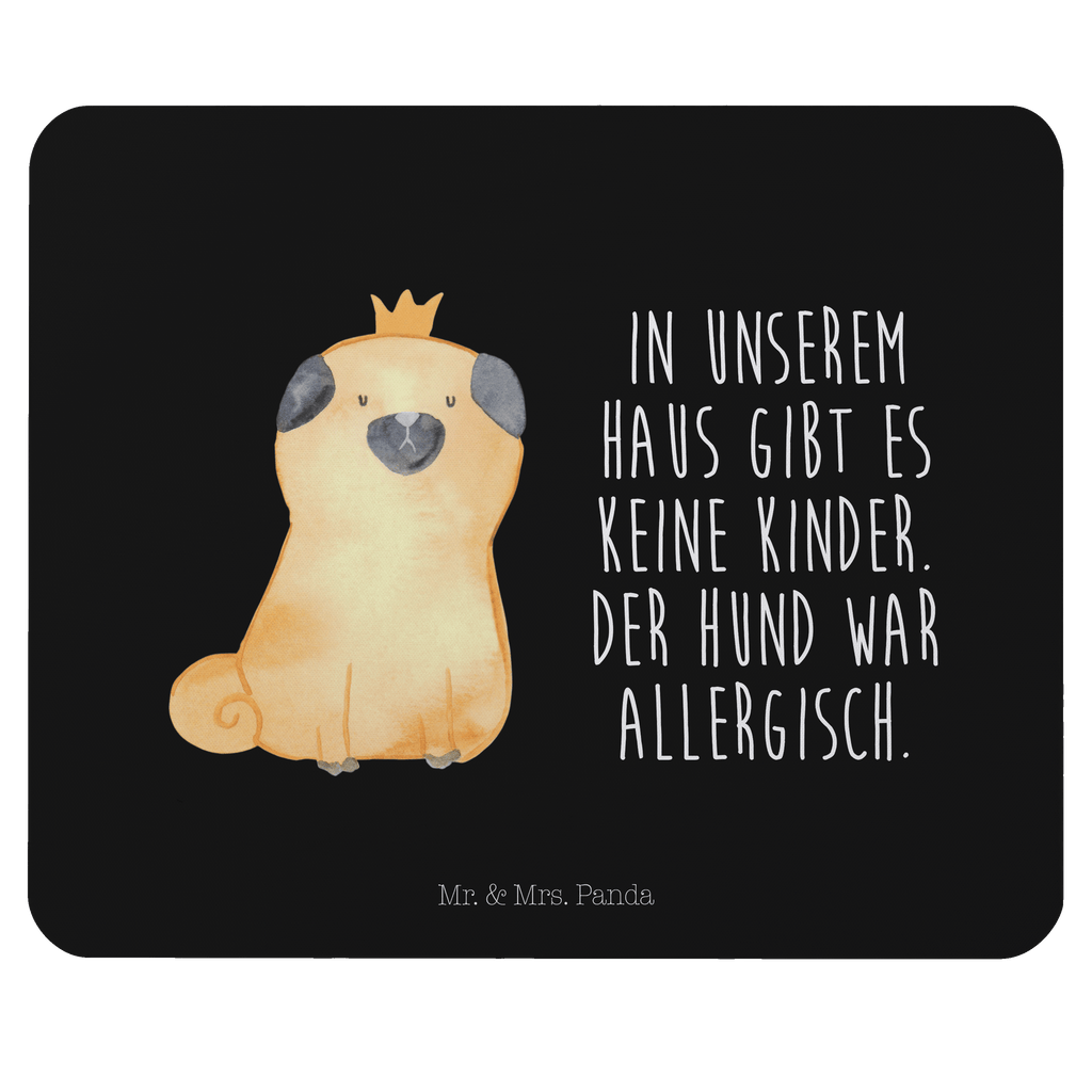Mauspad Mops Krone Mousepad, Computer zubehör, Büroausstattung, PC Zubehör, Arbeitszimmer, Mauspad, Einzigartiges Mauspad, Designer Mauspad, Hund, Hundemotiv, Haustier, Hunderasse, Tierliebhaber, Hundebesitzer, Sprüche, Mops, allergisch, kinderlos, Hausregel, Hundebesitzer. Spruch, lustig