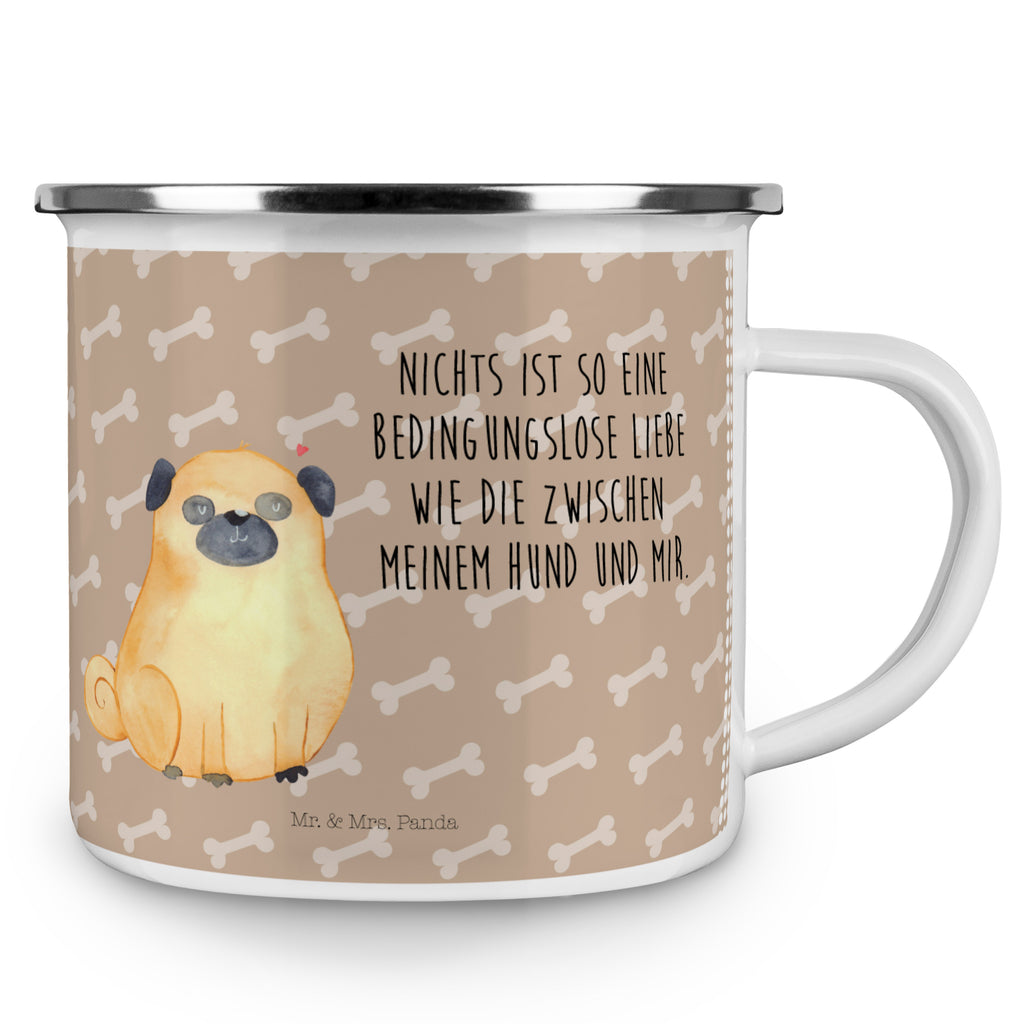 Camping Emaille Tasse Mops Campingtasse, Trinkbecher, Metalltasse, Outdoor Tasse, Emaille Trinkbecher, Blechtasse Outdoor, Emaille Campingbecher, Edelstahl Trinkbecher, Metalltasse für Camping, Kaffee Blechtasse, Camping Tasse Metall, Hund, Hundemotiv, Haustier, Hunderasse, Tierliebhaber, Hundebesitzer, Sprüche, Mops, Liebe, Hundeliebe