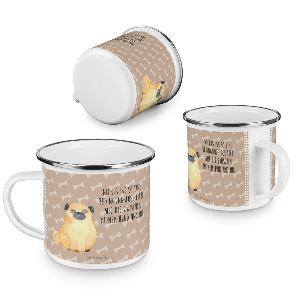 Camping Emaille Tasse Mops Campingtasse, Trinkbecher, Metalltasse, Outdoor Tasse, Emaille Trinkbecher, Blechtasse Outdoor, Emaille Campingbecher, Edelstahl Trinkbecher, Metalltasse für Camping, Kaffee Blechtasse, Camping Tasse Metall, Hund, Hundemotiv, Haustier, Hunderasse, Tierliebhaber, Hundebesitzer, Sprüche, Mops, Liebe, Hundeliebe