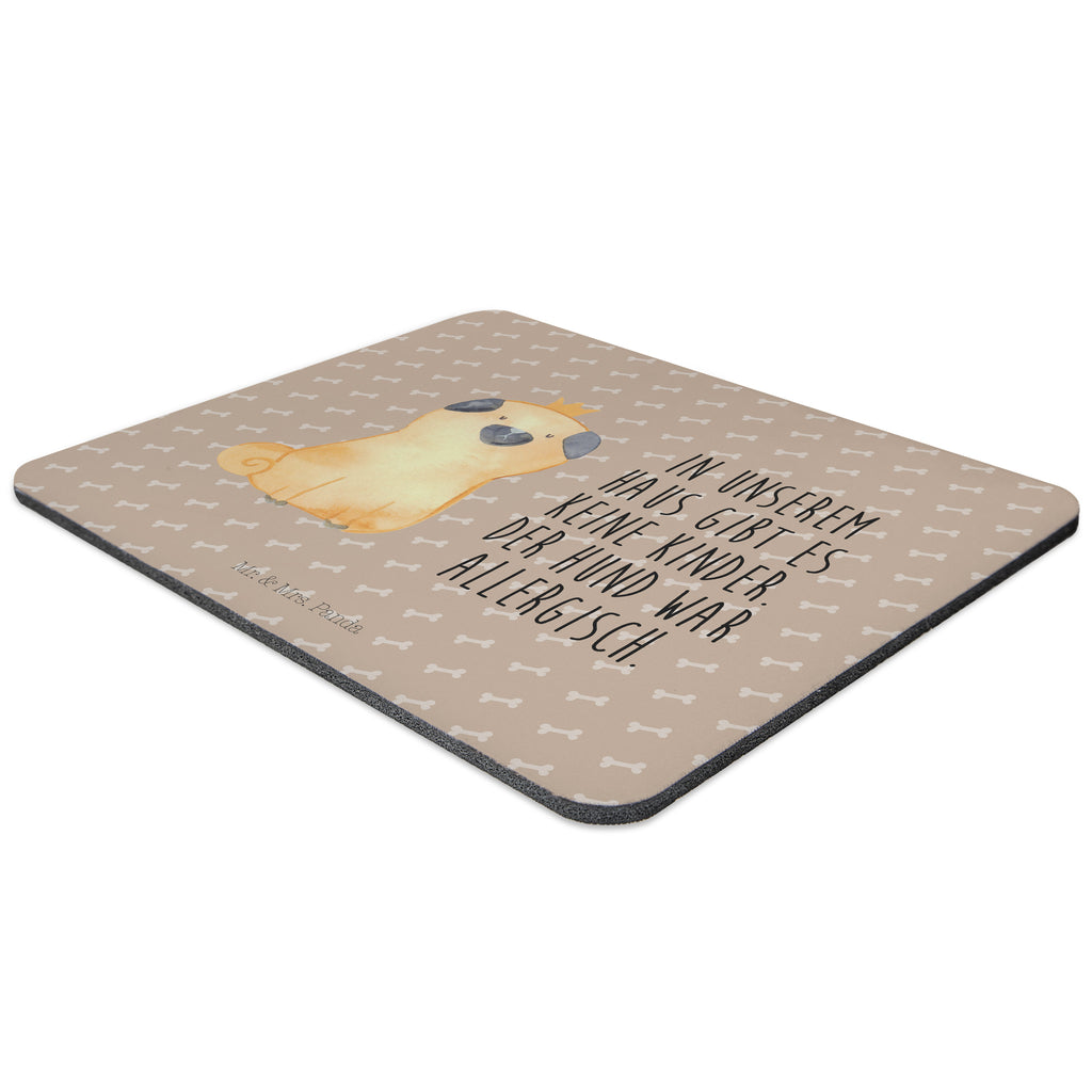 Mauspad Mops Krone Mousepad, Computer zubehör, Büroausstattung, PC Zubehör, Arbeitszimmer, Mauspad, Einzigartiges Mauspad, Designer Mauspad, Hund, Hundemotiv, Haustier, Hunderasse, Tierliebhaber, Hundebesitzer, Sprüche, Mops, allergisch, kinderlos, Hausregel, Hundebesitzer. Spruch, lustig