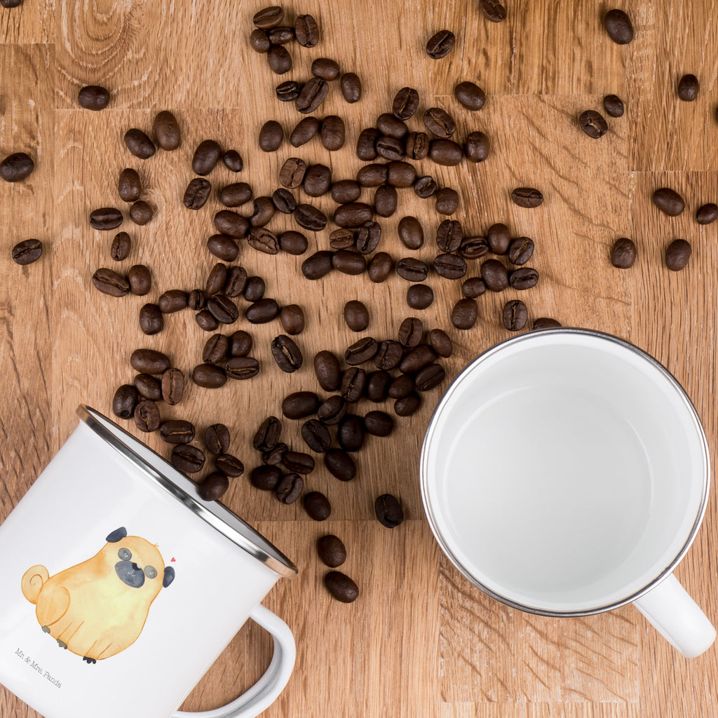 Camping Emaille Tasse Mops Campingtasse, Trinkbecher, Metalltasse, Outdoor Tasse, Emaille Trinkbecher, Blechtasse Outdoor, Emaille Campingbecher, Edelstahl Trinkbecher, Metalltasse für Camping, Kaffee Blechtasse, Camping Tasse Metall, Hund, Hundemotiv, Haustier, Hunderasse, Tierliebhaber, Hundebesitzer, Sprüche, Mops, Liebe, Hundeliebe