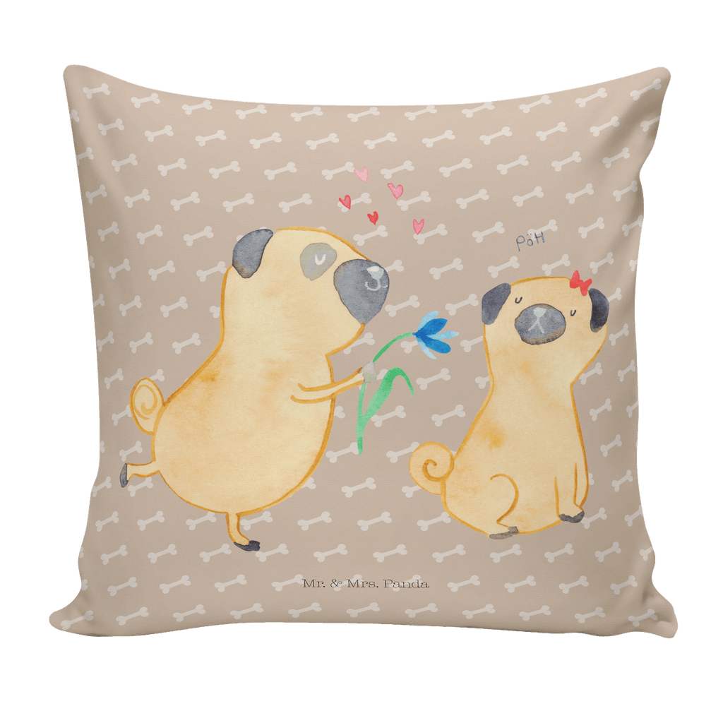 40x40 Kissen Mops verliebt Kissenhülle, Kopfkissen, Sofakissen, Dekokissen, Motivkissen, Hund, Hundemotiv, Haustier, Hunderasse, Tierliebhaber, Hundebesitzer, Sprüche, Mops, Möpse, Hundeliebe, verliebt, Liebe, Liebesspruch. Verlobt, Geschenk Freund, Partner