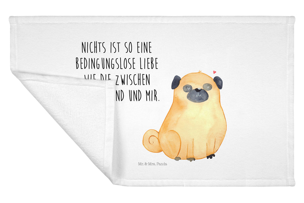 Gäste Handtuch Mops Gästetuch, Reisehandtuch, Sport Handtuch, Frottier, Kinder Handtuch, Hund, Hundemotiv, Haustier, Hunderasse, Tierliebhaber, Hundebesitzer, Sprüche, Mops, Liebe, Hundeliebe