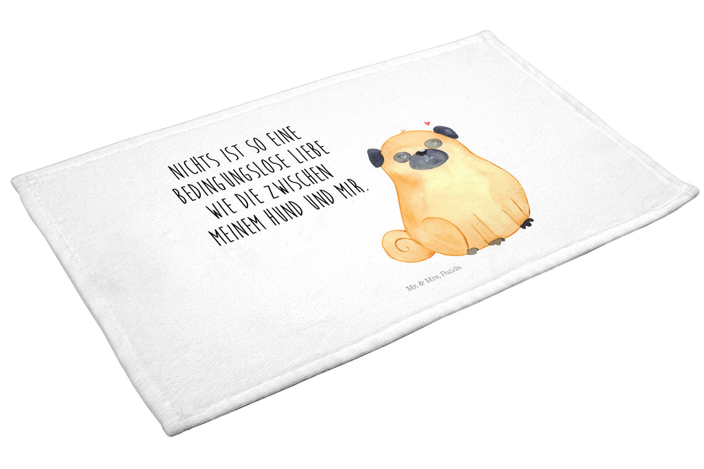Gäste Handtuch Mops Gästetuch, Reisehandtuch, Sport Handtuch, Frottier, Kinder Handtuch, Hund, Hundemotiv, Haustier, Hunderasse, Tierliebhaber, Hundebesitzer, Sprüche, Mops, Liebe, Hundeliebe