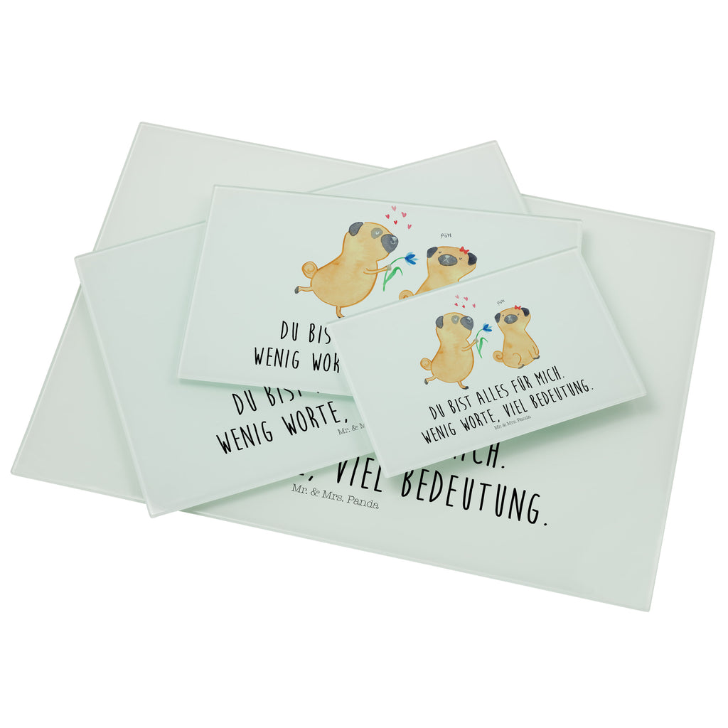 Medium Glas Schneidbrett Mops verliebt Glasschneidebrett, Schneidebrett, Hund, Hundemotiv, Haustier, Hunderasse, Tierliebhaber, Hundebesitzer, Sprüche, Mops, Möpse, Hundeliebe, verliebt, Liebe, Liebesspruch. Verlobt, Geschenk Freund, Partner