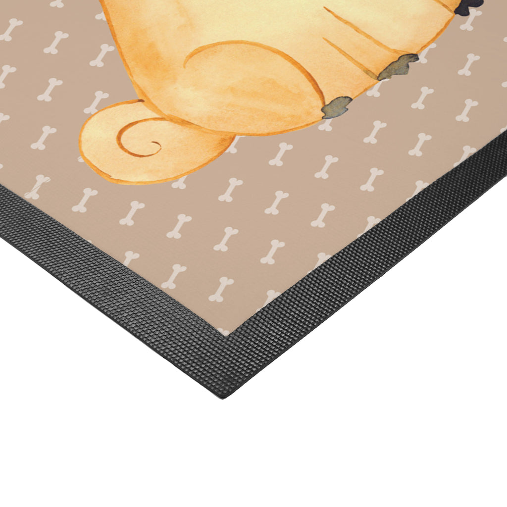 Fußmatte Mops Mops, Hund, Liebe, Hundeliebe,  Türvorleger, Schmutzmatte, Fußabtreter, Matte, Schmutzfänger, Fußabstreifer, Schmutzfangmatte, Türmatte, Motivfußmatte,  Haustürmatte, Vorleger  Hund, Hundemotiv, Haustier, Hunderasse, Tierliebhaber, Hundebesitzer, Sprüche