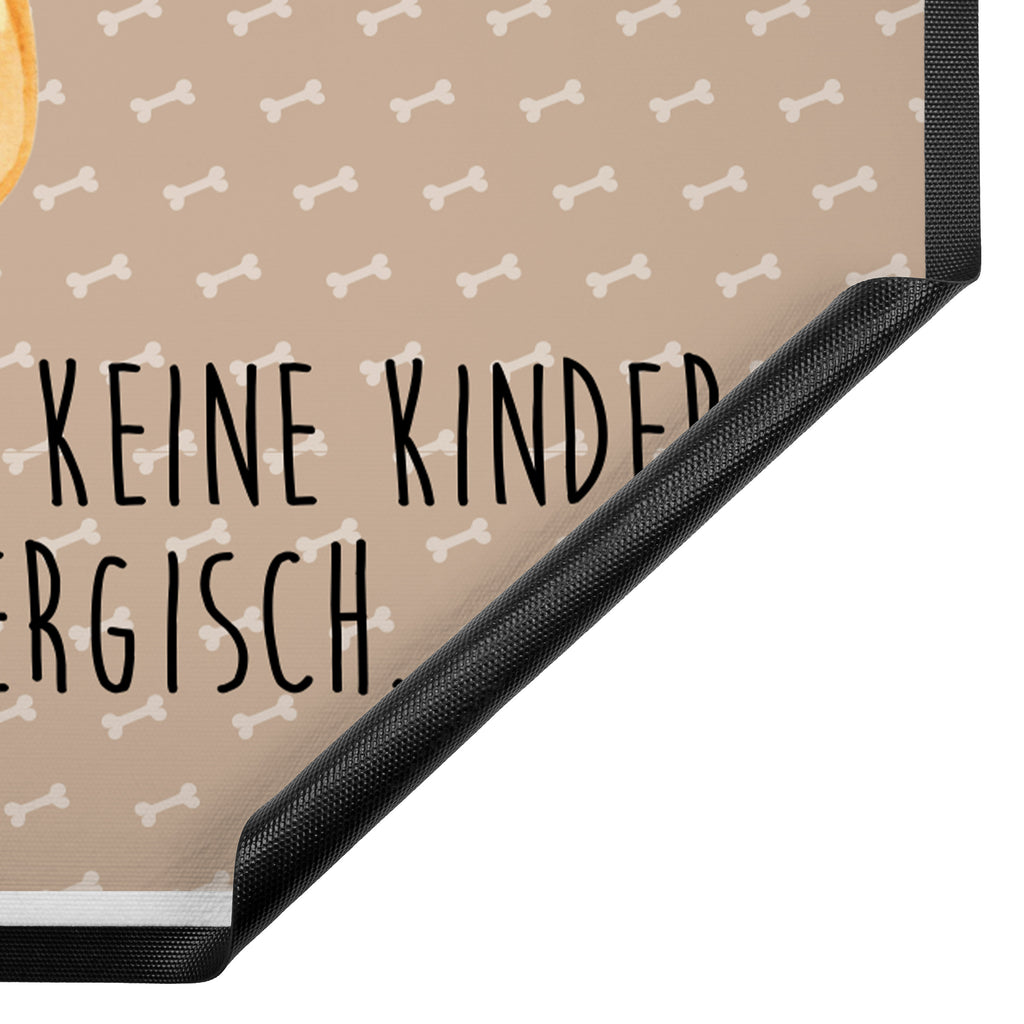 Fußmatte Mops Krone Mops, Hund, allergisch, kinderlos, Hausregel, Hundebesitzer. Spruch, lustig Türvorleger, Schmutzmatte, Fußabtreter, Matte, Schmutzfänger, Fußabstreifer, Schmutzfangmatte, Türmatte, Motivfußmatte,  Haustürmatte, Vorleger  Hund, Hundemotiv, Haustier, Hunderasse, Tierliebhaber, Hundebesitzer, Sprüche