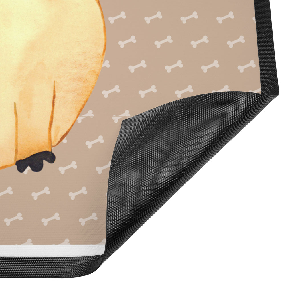 Fußmatte Mops Mops, Hund, Liebe, Hundeliebe,  Türvorleger, Schmutzmatte, Fußabtreter, Matte, Schmutzfänger, Fußabstreifer, Schmutzfangmatte, Türmatte, Motivfußmatte,  Haustürmatte, Vorleger  Hund, Hundemotiv, Haustier, Hunderasse, Tierliebhaber, Hundebesitzer, Sprüche