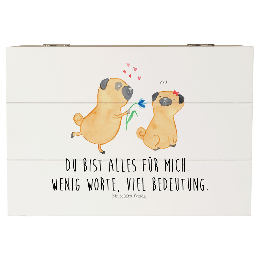 Holzkiste Mops verliebt Holzkiste, Kiste, Schatzkiste, Truhe, Schatulle, XXL, Erinnerungsbox, Erinnerungskiste, Dekokiste, Aufbewahrungsbox, Hund, Hundemotiv, Haustier, Hunderasse, Tierliebhaber, Hundebesitzer, Sprüche, Mops, Möpse, Hundeliebe, verliebt, Liebe, Liebesspruch. Verlobt, Geschenk Freund, Partner