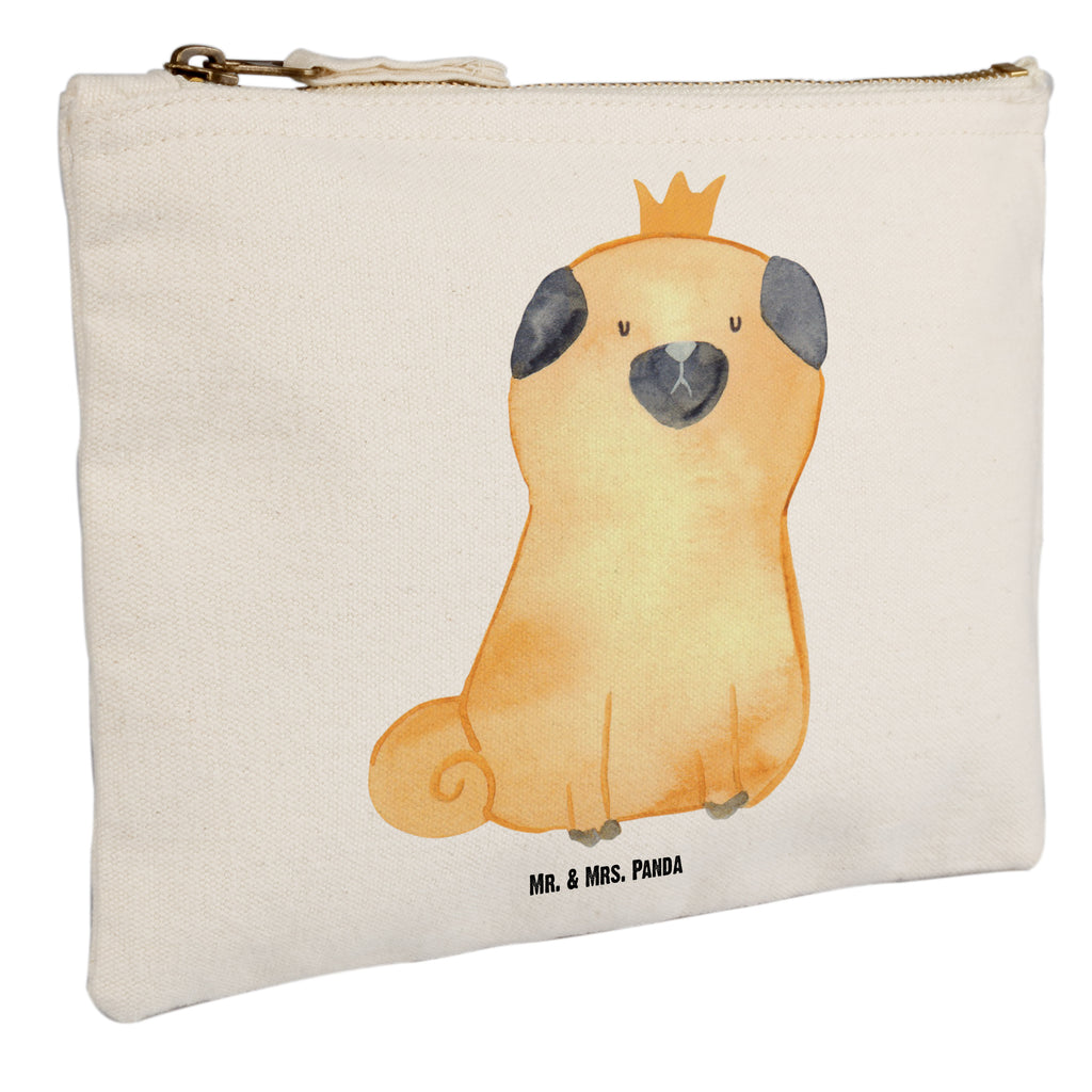 Schminktasche Mops Krone Schminktasche, Kosmetiktasche, Kosmetikbeutel, Stiftemäppchen, Etui, Federmappe, Makeup, XXL, Schminketui, Kosmetiketui, Schlamperetui, Hund, Hundemotiv, Haustier, Hunderasse, Tierliebhaber, Hundebesitzer, Sprüche, Mops, allergisch, kinderlos, Hausregel, Hundebesitzer. Spruch, lustig