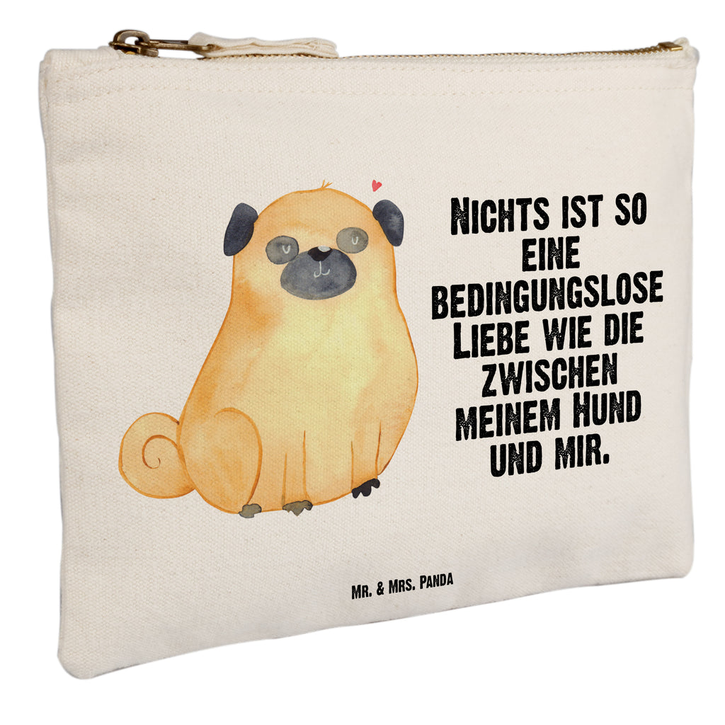 Schminktasche Mops Schminktasche, Kosmetiktasche, Kosmetikbeutel, Stiftemäppchen, Etui, Federmappe, Makeup, XXL, Schminketui, Kosmetiketui, Schlamperetui, Hund, Hundemotiv, Haustier, Hunderasse, Tierliebhaber, Hundebesitzer, Sprüche, Mops, Liebe, Hundeliebe