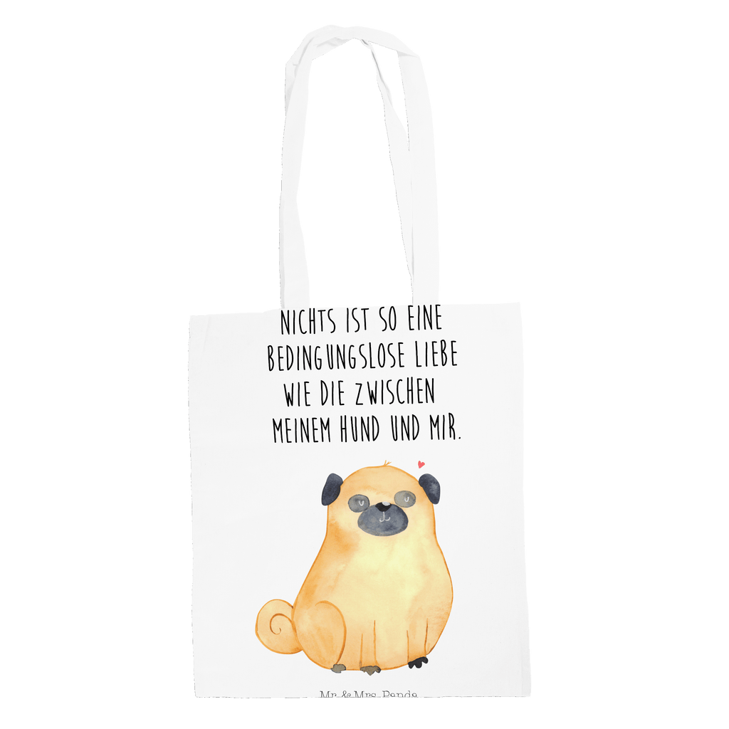 Tragetasche Mops Beuteltasche, Beutel, Einkaufstasche, Jutebeutel, Stoffbeutel, Hund, Hundemotiv, Haustier, Hunderasse, Tierliebhaber, Hundebesitzer, Sprüche, Mops, Liebe, Hundeliebe