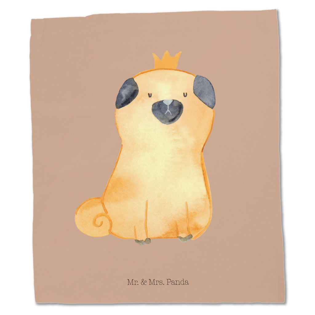 Tragetasche Mops Krone Beuteltasche, Beutel, Einkaufstasche, Jutebeutel, Stoffbeutel, Hund, Hundemotiv, Haustier, Hunderasse, Tierliebhaber, Hundebesitzer, Sprüche, Mops, allergisch, kinderlos, Hausregel, Hundebesitzer. Spruch, lustig