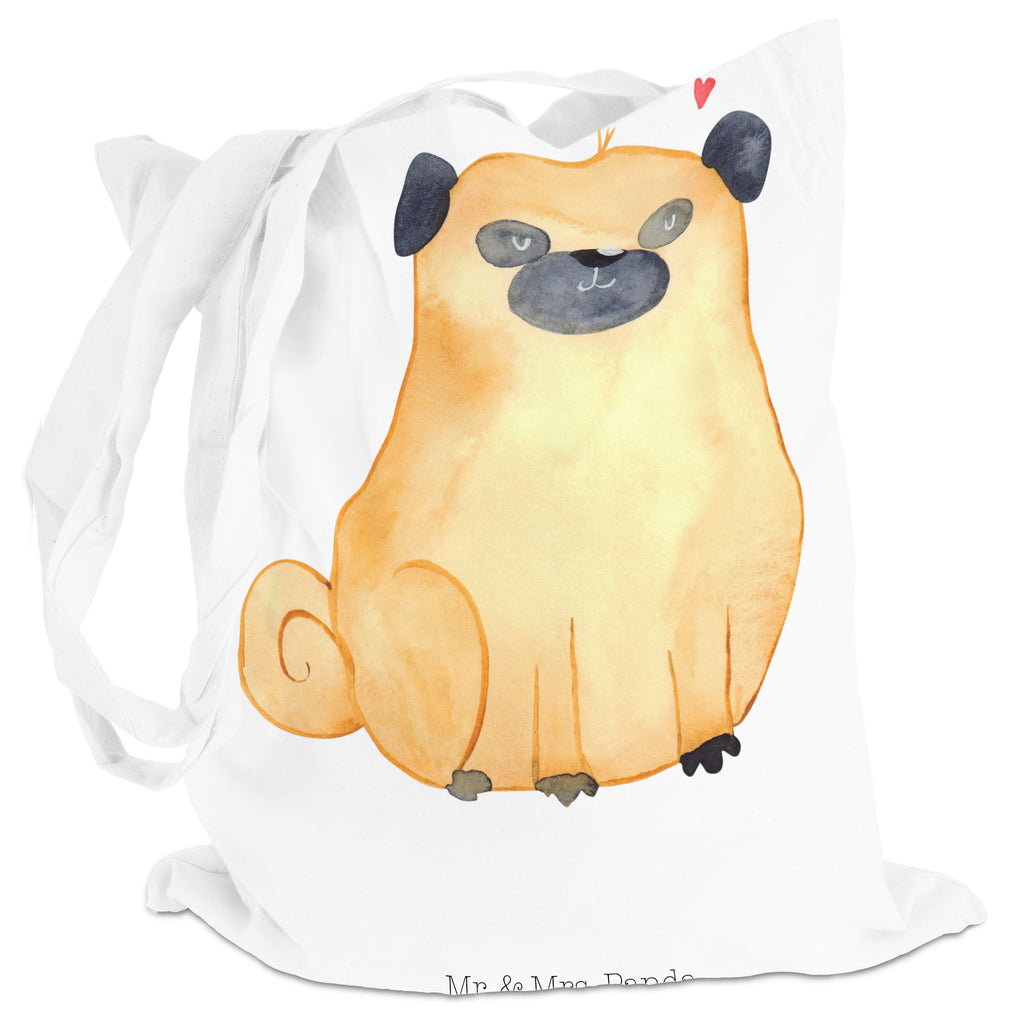 Tragetasche Mops Beuteltasche, Beutel, Einkaufstasche, Jutebeutel, Stoffbeutel, Hund, Hundemotiv, Haustier, Hunderasse, Tierliebhaber, Hundebesitzer, Sprüche, Mops, Liebe, Hundeliebe