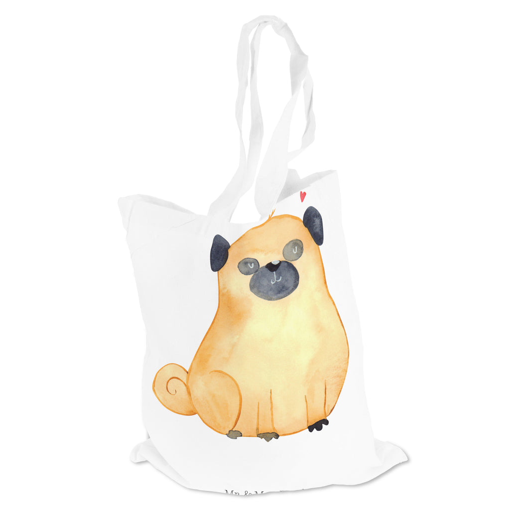 Tragetasche Mops Beuteltasche, Beutel, Einkaufstasche, Jutebeutel, Stoffbeutel, Hund, Hundemotiv, Haustier, Hunderasse, Tierliebhaber, Hundebesitzer, Sprüche, Mops, Liebe, Hundeliebe