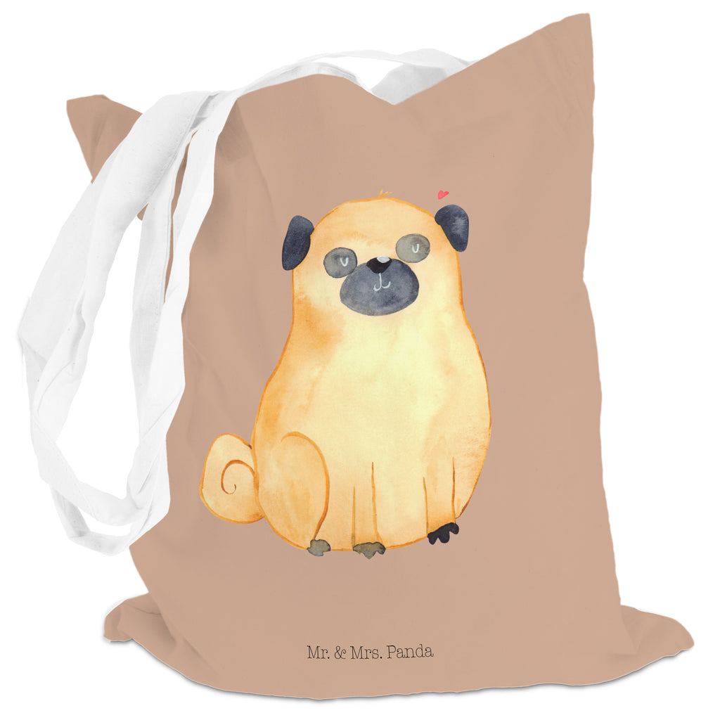 Tragetasche Mops Beuteltasche, Beutel, Einkaufstasche, Jutebeutel, Stoffbeutel, Hund, Hundemotiv, Haustier, Hunderasse, Tierliebhaber, Hundebesitzer, Sprüche, Mops, Liebe, Hundeliebe