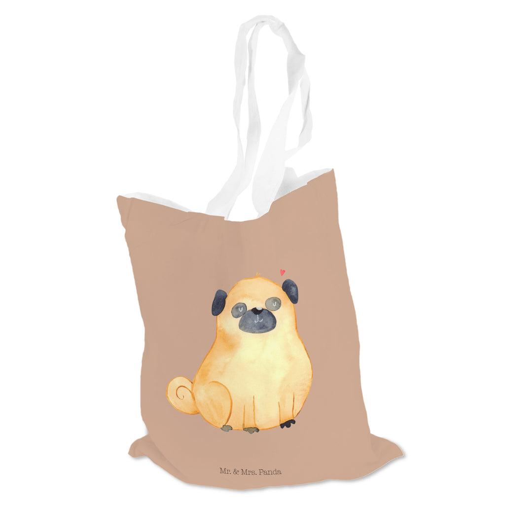 Tragetasche Mops Beuteltasche, Beutel, Einkaufstasche, Jutebeutel, Stoffbeutel, Hund, Hundemotiv, Haustier, Hunderasse, Tierliebhaber, Hundebesitzer, Sprüche, Mops, Liebe, Hundeliebe