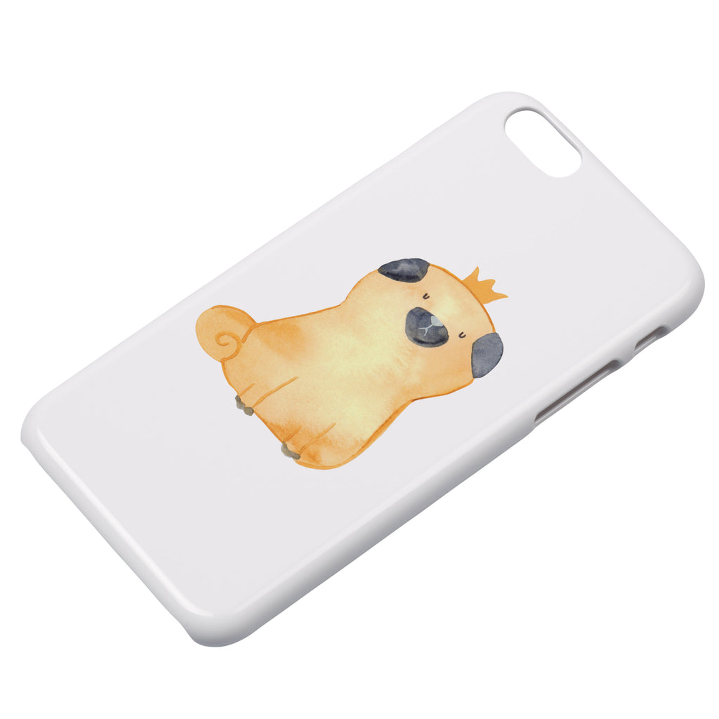 Iphone 7 / 7S Handyhülle Mops Krone Handyhülle, Handycover, Cover, Handy, Hülle, Iphone 7, Iphone 7S, Hund, Hundemotiv, Haustier, Hunderasse, Tierliebhaber, Hundebesitzer, Sprüche, Mops, allergisch, kinderlos, Hausregel, Hundebesitzer. Spruch, lustig