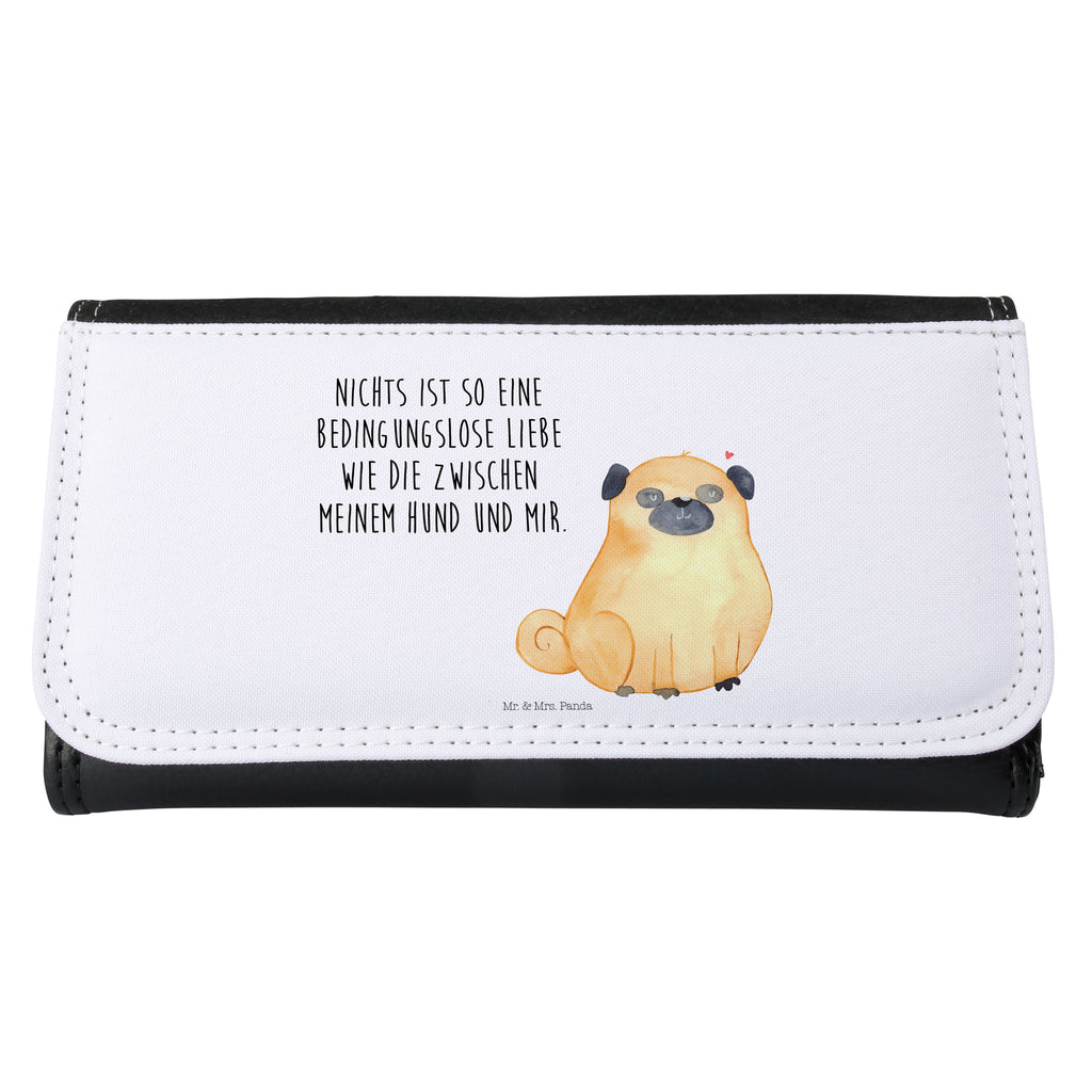 Damen Portemonnaie Mops Portemonnaie, Portemonee, Geldbörse, Damen, Groß, XXL, Geldbeutel, Portemonnaies, Hund, Hundemotiv, Haustier, Hunderasse, Tierliebhaber, Hundebesitzer, Sprüche, Mops, Liebe, Hundeliebe