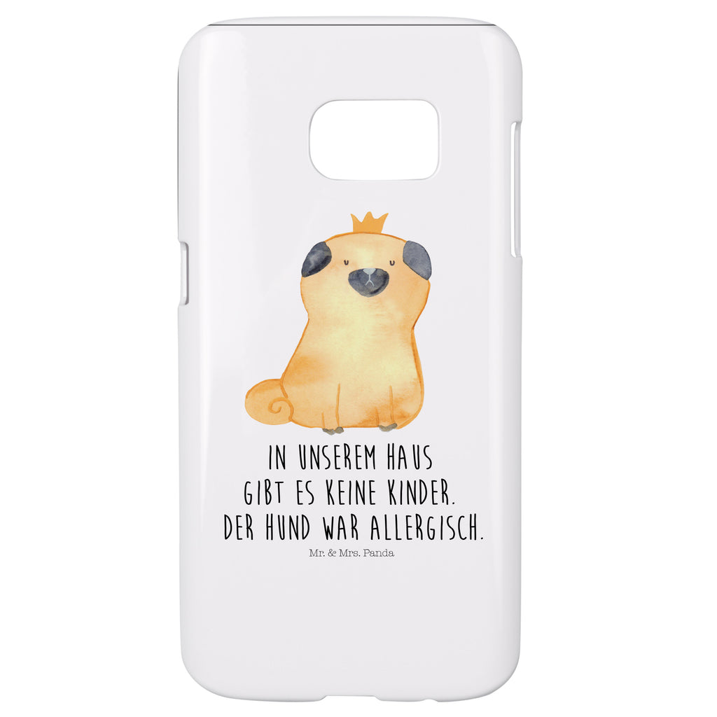 Samsung Galaxy S7 Handyhülle Mops Krone Handycover, Handyhülle, Cover, Handy, Hülle, Samsung, Samsung Galaxy S7, Hund, Hundemotiv, Haustier, Hunderasse, Tierliebhaber, Hundebesitzer, Sprüche, Mops, allergisch, kinderlos, Hausregel, Hundebesitzer. Spruch, lustig