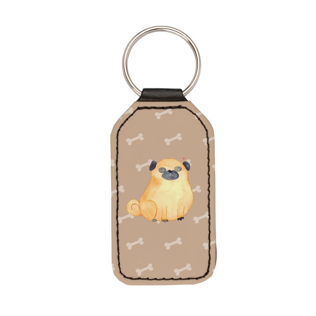 Rechteckig Schlüsselanhänger Mops Schlüsselanhänger, Anhänger, Taschenanhänger, Glücksbringer, Schutzengel, Hund, Hundemotiv, Haustier, Hunderasse, Tierliebhaber, Hundebesitzer, Sprüche, Mops, Liebe, Hundeliebe
