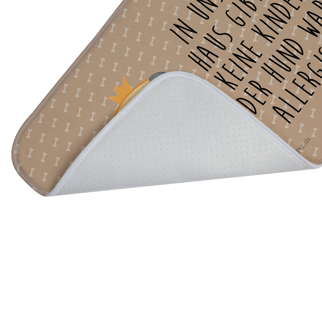 Badvorleger Mops Krone Badematte, Badteppich, Duschvorleger, Badezimmerteppich, Badezimmermatte, Badvorleger, Duschmatte, Duschteppich, Hund, Hundemotiv, Haustier, Hunderasse, Tierliebhaber, Hundebesitzer, Sprüche, Mops, allergisch, kinderlos, Hausregel, Hundebesitzer. Spruch, lustig