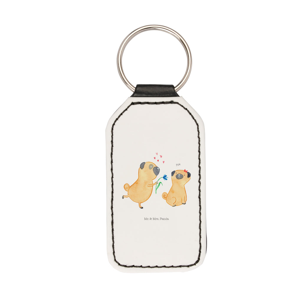 Rechteckig Schlüsselanhänger Mops verliebt Schlüsselanhänger, Anhänger, Taschenanhänger, Glücksbringer, Schutzengel, Hund, Hundemotiv, Haustier, Hunderasse, Tierliebhaber, Hundebesitzer, Sprüche, Mops, Möpse, Hundeliebe, verliebt, Liebe, Liebesspruch. Verlobt, Geschenk Freund, Partner