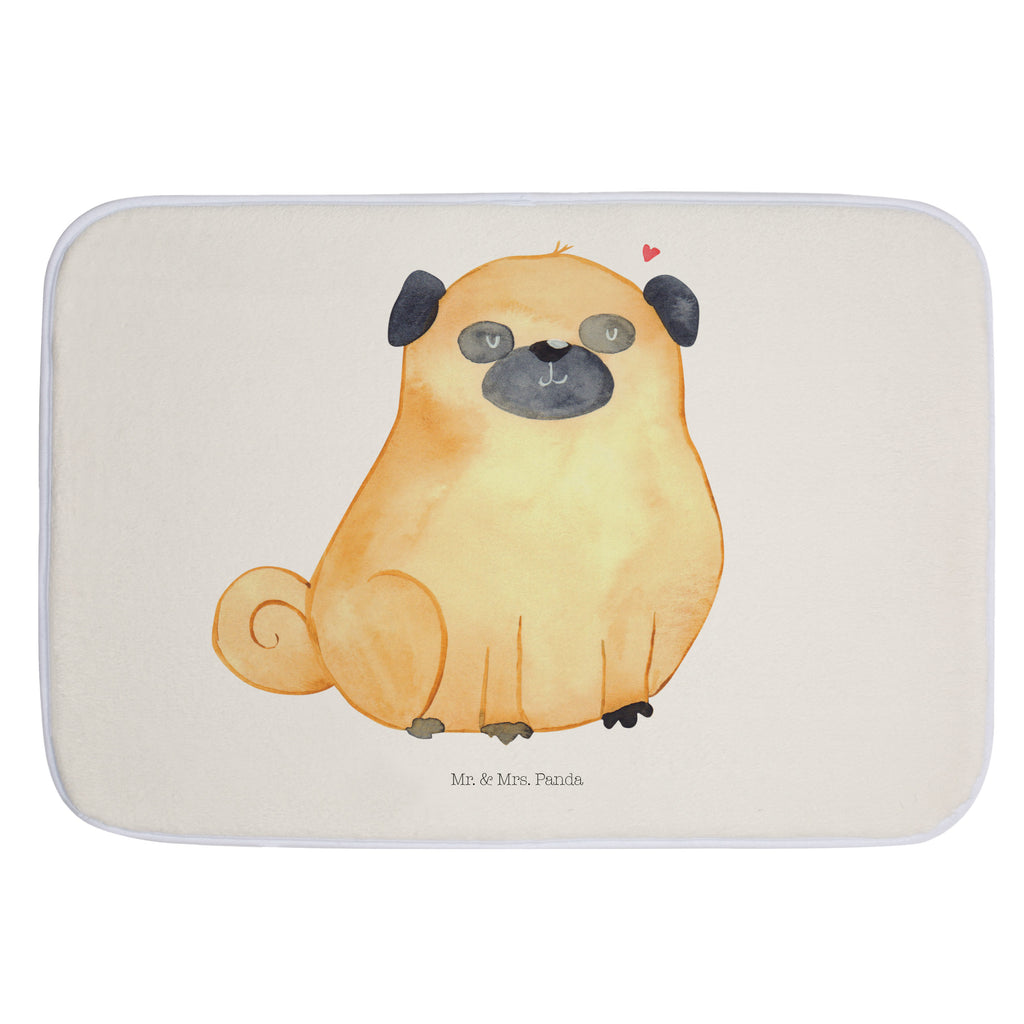 Badvorleger Mops Badematte, Badteppich, Duschvorleger, Badezimmerteppich, Badezimmermatte, Badvorleger, Duschmatte, Duschteppich, Hund, Hundemotiv, Haustier, Hunderasse, Tierliebhaber, Hundebesitzer, Sprüche, Mops, Liebe, Hundeliebe