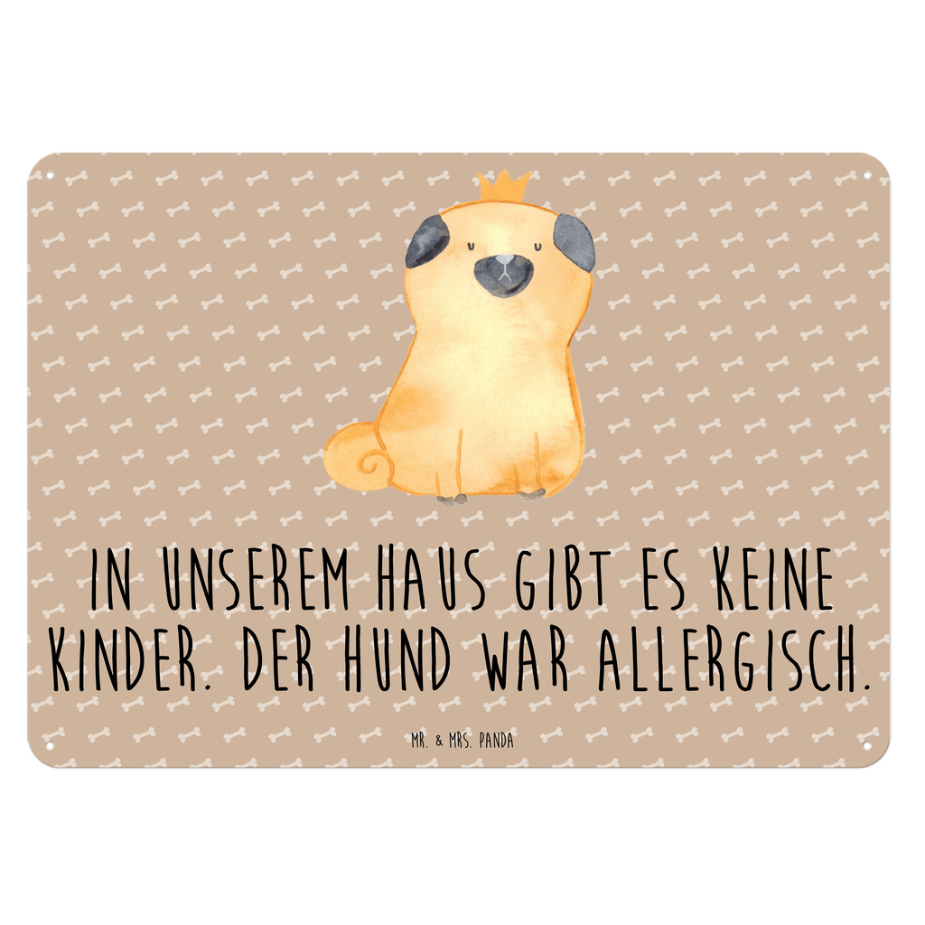 Blechschild Mops Krone Mops, Hund, allergisch, kinderlos, Hausregel, Hundebesitzer. Spruch, lustig Blechschild, Metallschild, Geschenk Schild, Schild, Magnet-Metall-Schild, Deko Schild, Wandschild, Wand-Dekoration, Türschild, Wandschild, Metallschild  Hund, Hundemotiv, Haustier, Hunderasse, Tierliebhaber, Hundebesitzer, Sprüche