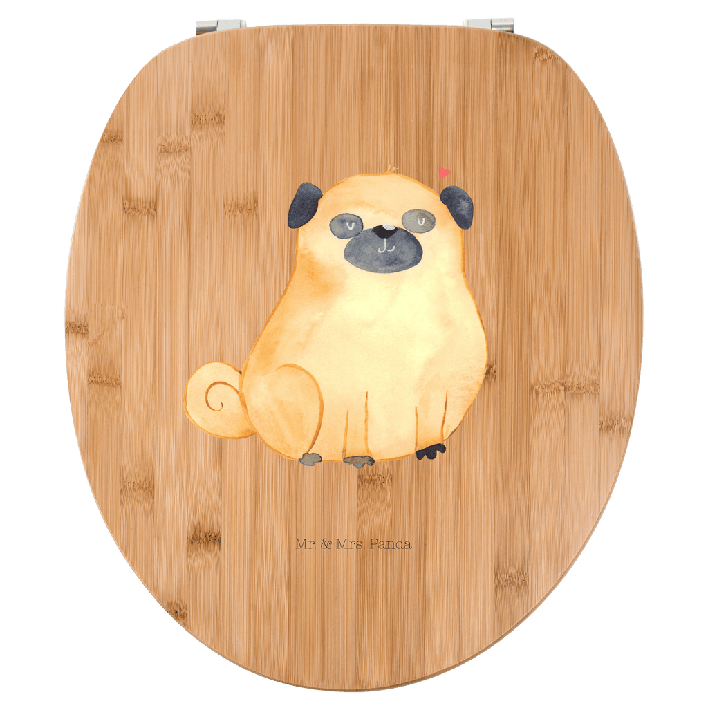 Motiv WC Sitz Mops Klobrille, Klodeckel, Toilettendeckel, WC-Sitz, Toilette, Hund, Hundemotiv, Haustier, Hunderasse, Tierliebhaber, Hundebesitzer, Sprüche, Mops, Liebe, Hundeliebe