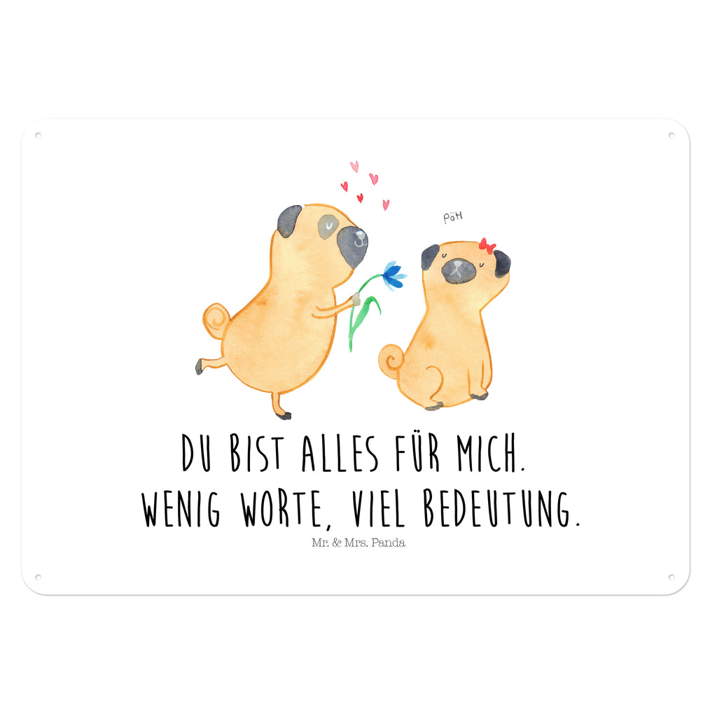 Blechschild Mops verliebt  	Mops, Möpse, Hund, Hundeliebe, verliebt, Liebe, Liebesspruch. Verlobt, Geschenk Freund, Partner Blechschild, Metallschild, Geschenk Schild, Schild, Magnet-Metall-Schild, Deko Schild, Wandschild, Wand-Dekoration, Türschild, Wandschild, Metallschild  Hund, Hundemotiv, Haustier, Hunderasse, Tierliebhaber, Hundebesitzer, Sprüche