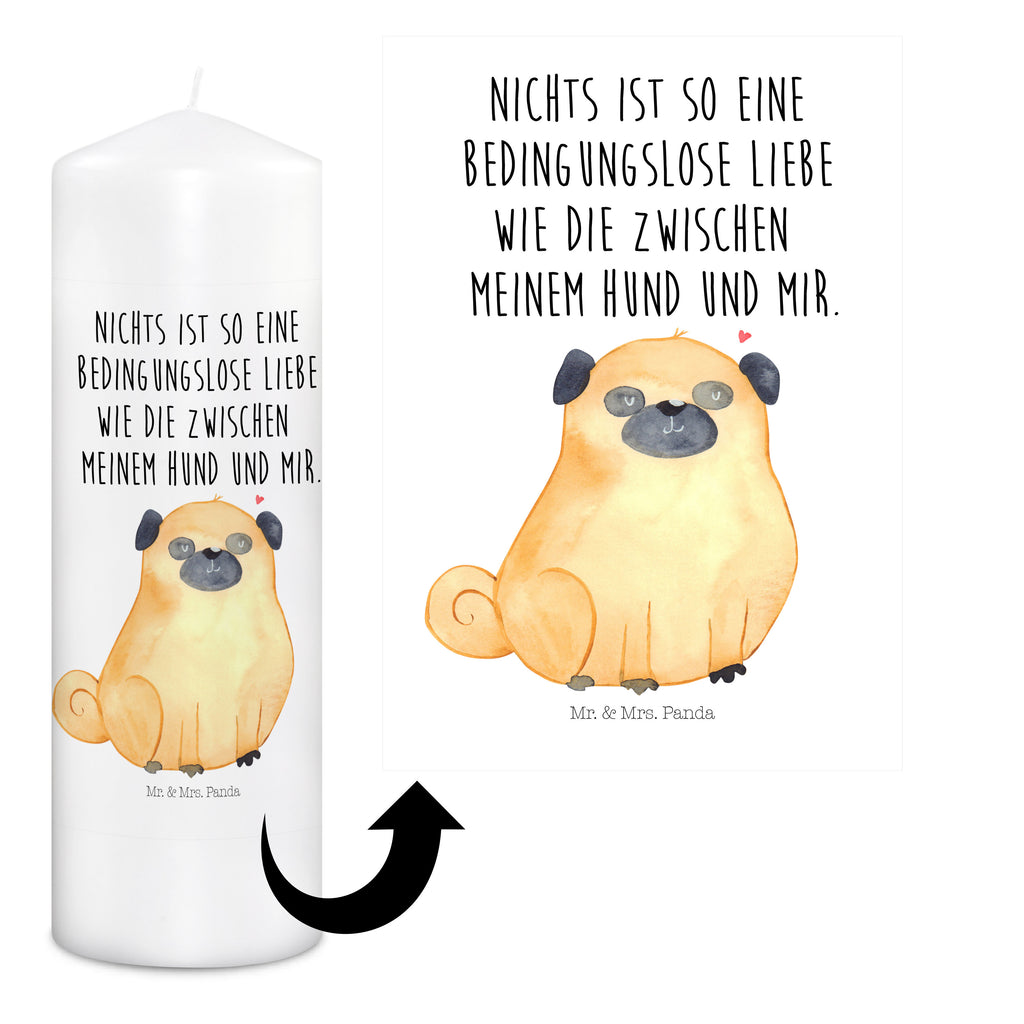 Kerze Mops Mops, Hund, Liebe, Hundeliebe,  Kerze, Taufkerze, Kommunionskerze, Geburtstagskerze, Geschenk Kerze, Taufgeschenk Kerze, Kerze mit Druck, Besondere Kerze, Geschenkidee Kerze, Kerze für Kommunion, Geburtstag Kerze, Kommunion Kerze  Hund, Hundemotiv, Haustier, Hunderasse, Tierliebhaber, Hundebesitzer, Sprüche