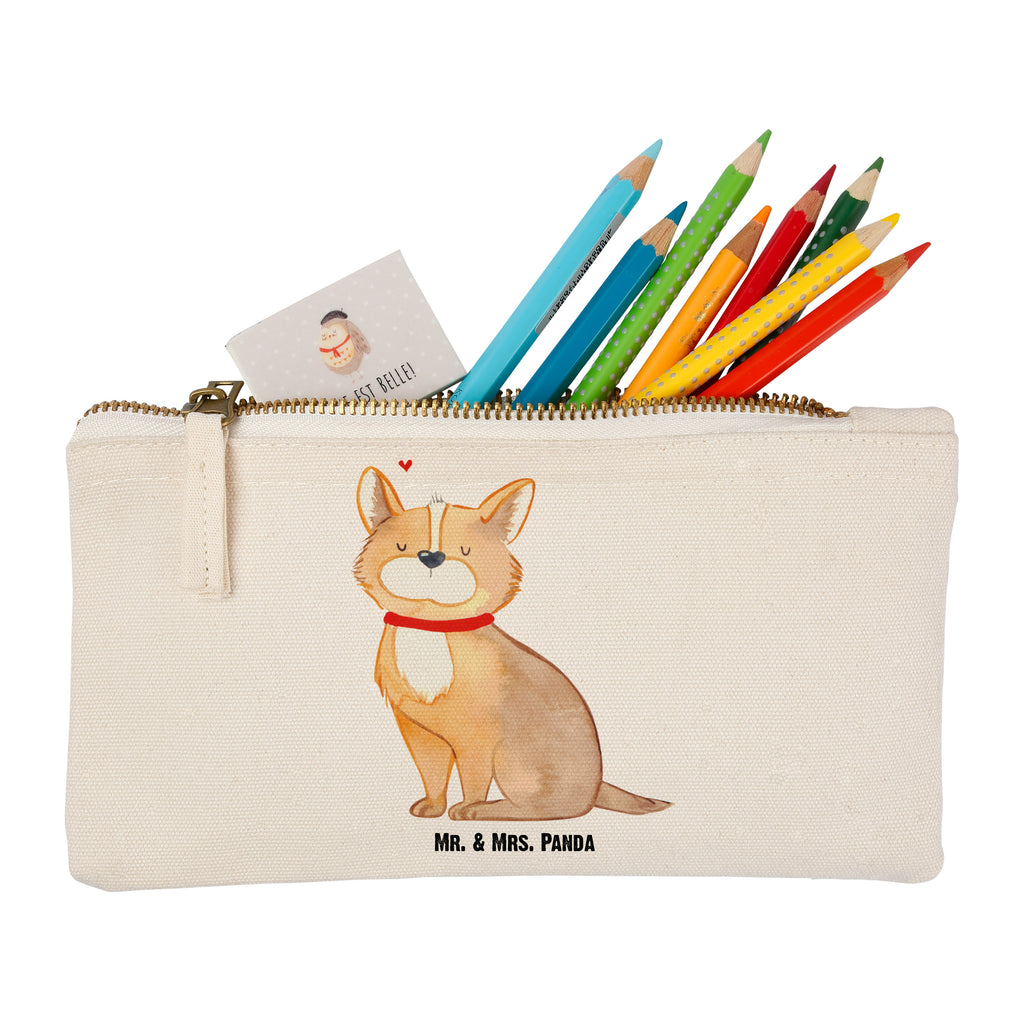 Schminktasche Hundeglück Schminktasche, Kosmetiktasche, Kosmetikbeutel, Stiftemäppchen, Etui, Federmappe, Makeup, XXL, Schminketui, Kosmetiketui, Schlamperetui, Hund, Hundemotiv, Haustier, Hunderasse, Tierliebhaber, Hundebesitzer, Sprüche, Corgie, Hundeliebe, Spruch, Hundemama, Liebe