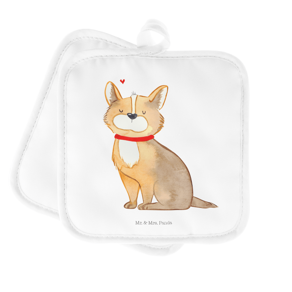 2er Set Topflappen  Hundeglück Topflappen, Topfuntersetzer, Ofenhandschuh, Topflappen Set, Topflappen lustig, Topflappen mit Spruch, Hund, Hundemotiv, Haustier, Hunderasse, Tierliebhaber, Hundebesitzer, Sprüche, Corgie, Hundeliebe, Spruch, Hundemama, Liebe