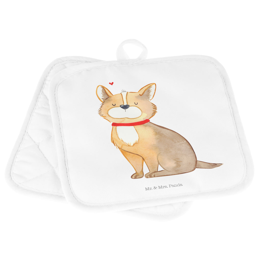 2er Set Topflappen  Hundeglück Topflappen, Topfuntersetzer, Ofenhandschuh, Topflappen Set, Topflappen lustig, Topflappen mit Spruch, Hund, Hundemotiv, Haustier, Hunderasse, Tierliebhaber, Hundebesitzer, Sprüche, Corgie, Hundeliebe, Spruch, Hundemama, Liebe