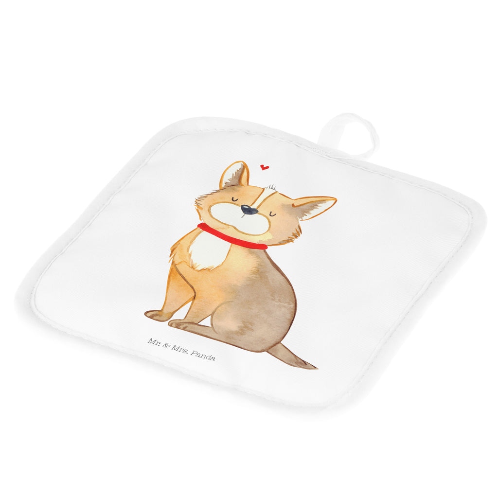 2er Set Topflappen  Hundeglück Topflappen, Topfuntersetzer, Ofenhandschuh, Topflappen Set, Topflappen lustig, Topflappen mit Spruch, Hund, Hundemotiv, Haustier, Hunderasse, Tierliebhaber, Hundebesitzer, Sprüche, Corgie, Hundeliebe, Spruch, Hundemama, Liebe