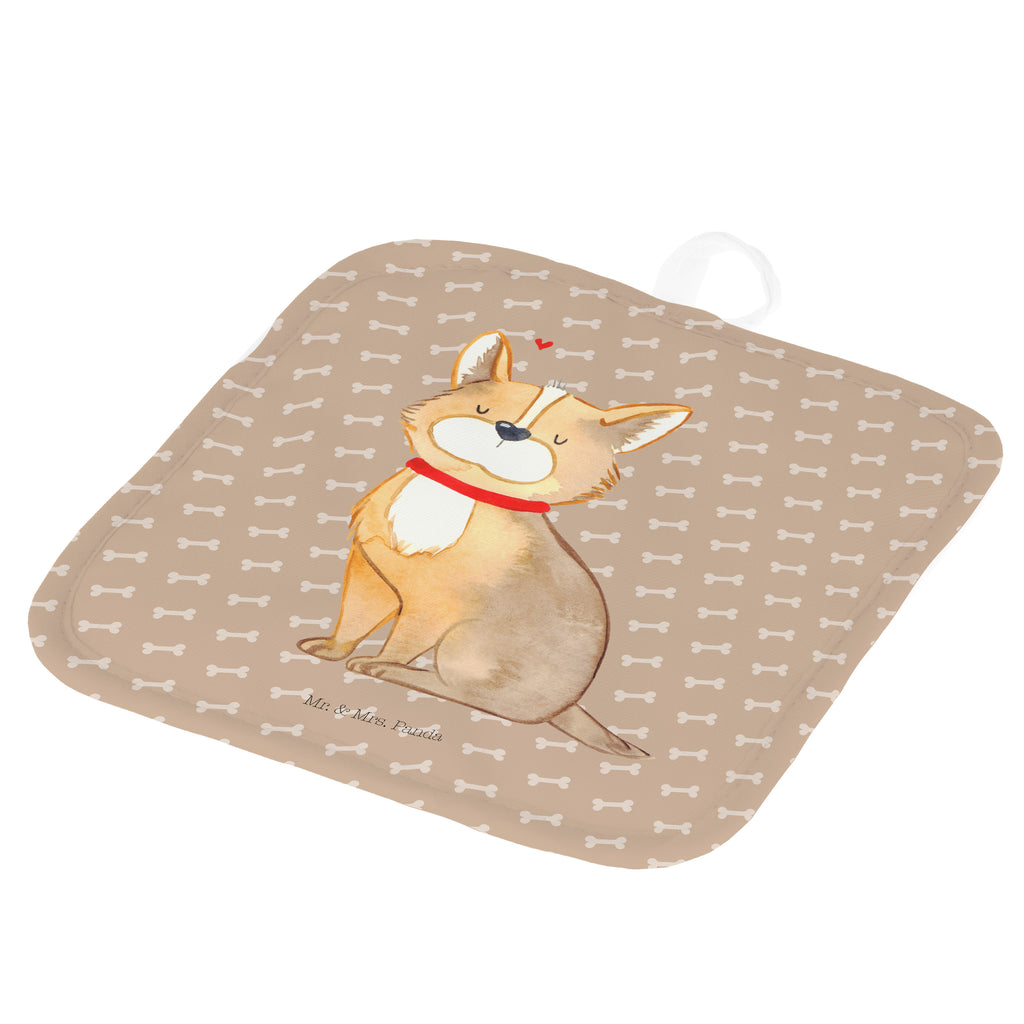 2er Set Topflappen  Hundeglück Topflappen, Topfuntersetzer, Ofenhandschuh, Topflappen Set, Topflappen lustig, Topflappen mit Spruch, Hund, Hundemotiv, Haustier, Hunderasse, Tierliebhaber, Hundebesitzer, Sprüche, Corgie, Hundeliebe, Spruch, Hundemama, Liebe