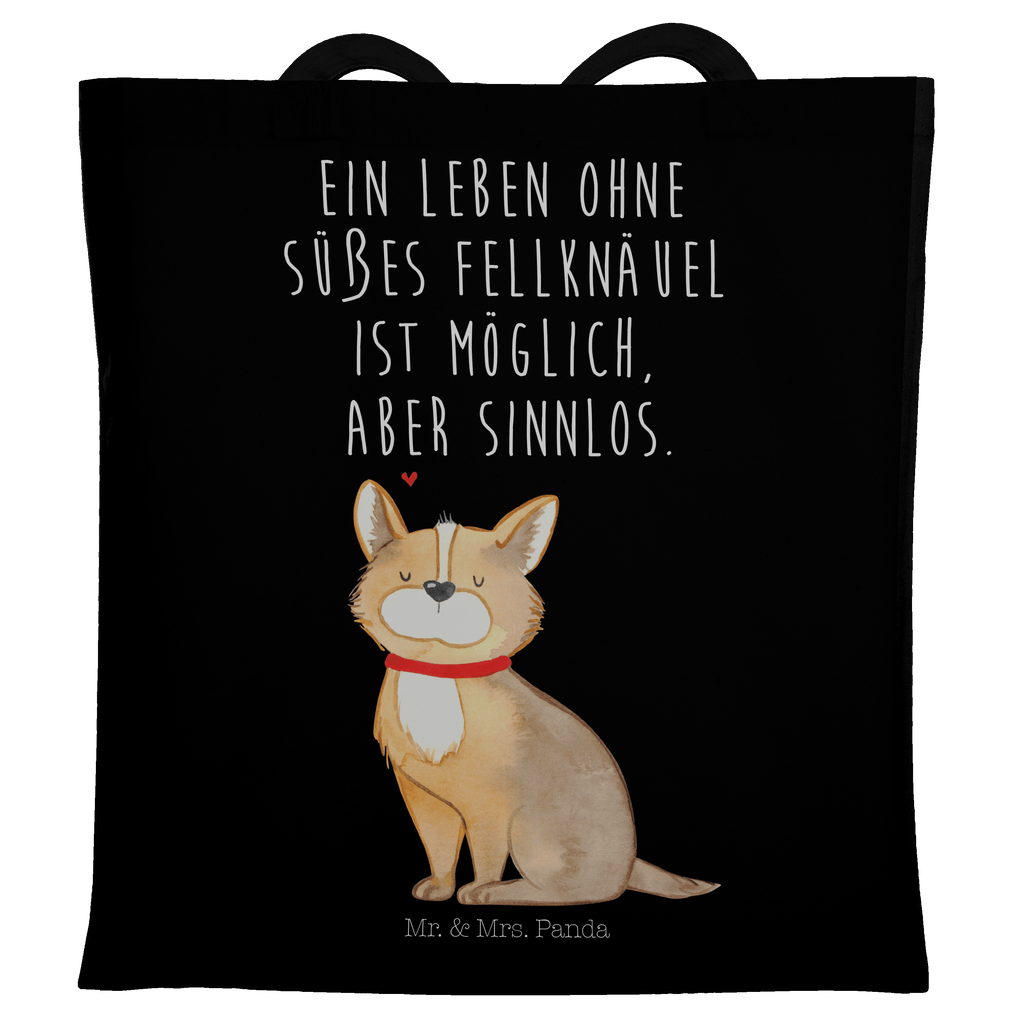 Tragetasche Hundeglück Beuteltasche, Beutel, Einkaufstasche, Jutebeutel, Stoffbeutel, Hund, Hundemotiv, Haustier, Hunderasse, Tierliebhaber, Hundebesitzer, Sprüche, Corgie, Hundeliebe, Spruch, Hundemama, Liebe